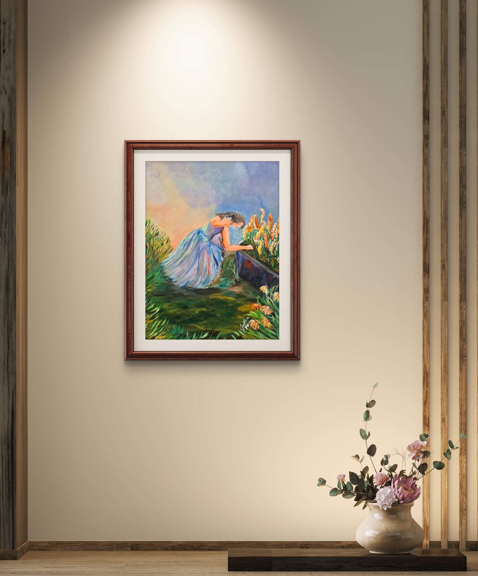 In The Garden- Original Painting. | Art is my Universe