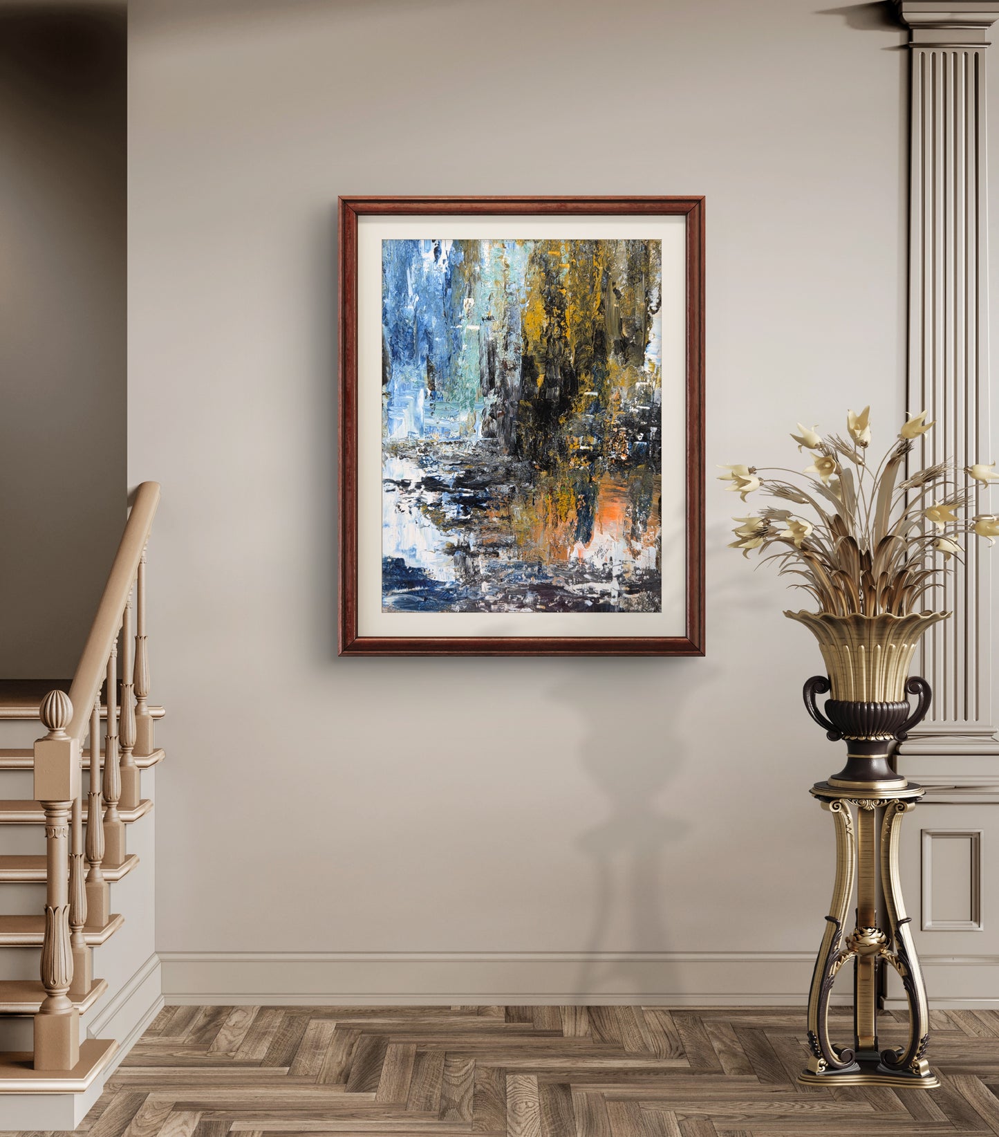 Reflections – Original Acrylic Painting by Jasmina Mendoza