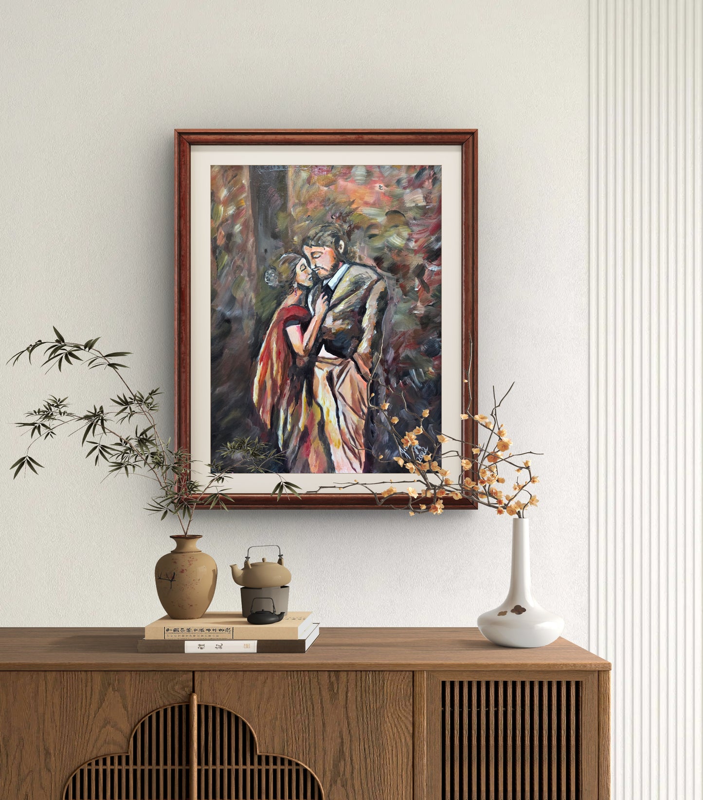 Love Is in the Air original acrylic painting by Jasmina Mendoza | Art is my Universe