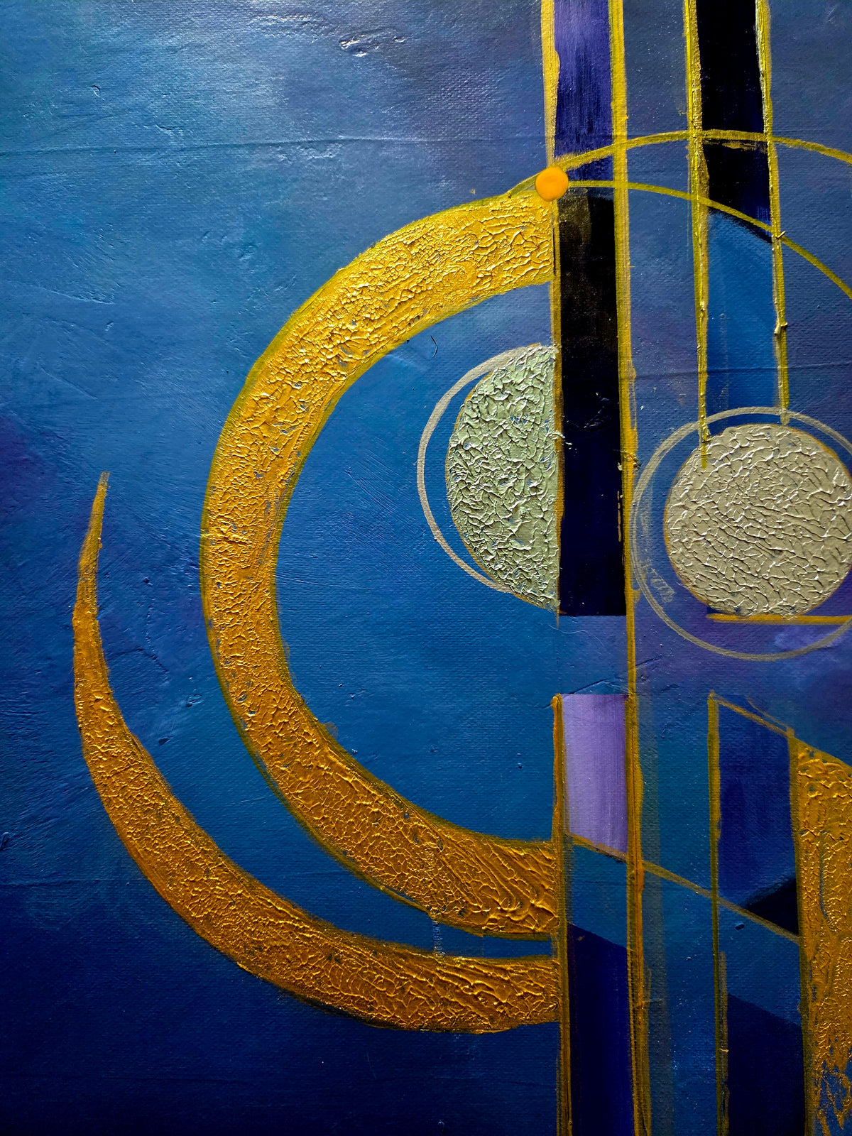 My Own Pace contemporary abstract by Jasmina Mendoza