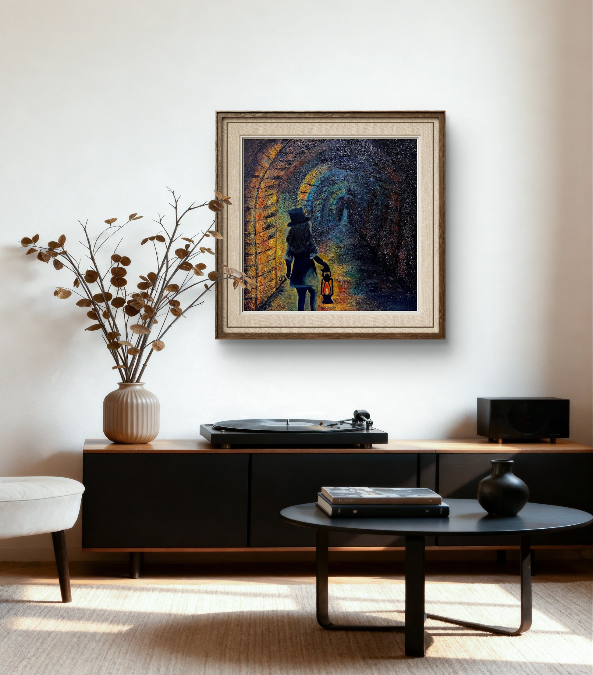 The Keeper of Light – Original Mixed Media Painting - 11