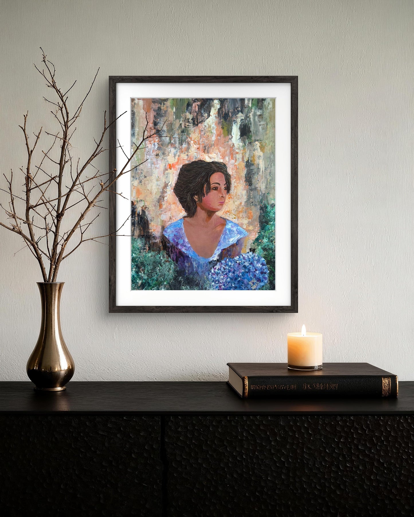 Behind The Quiet Garden – Original Painting by Jasmina Mendoza - 7