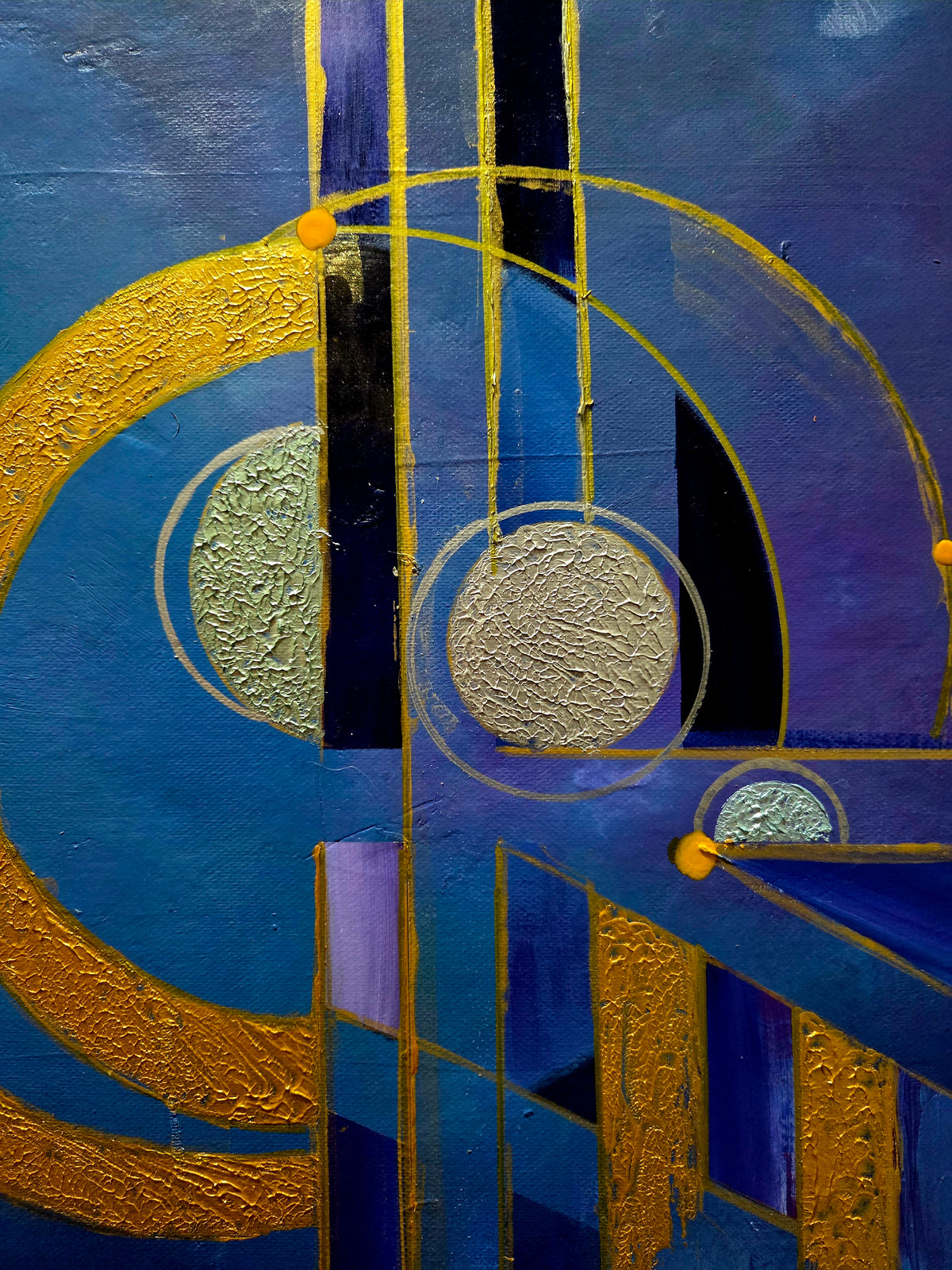 My Own Pace contemporary abstract by Jasmina Mendoza