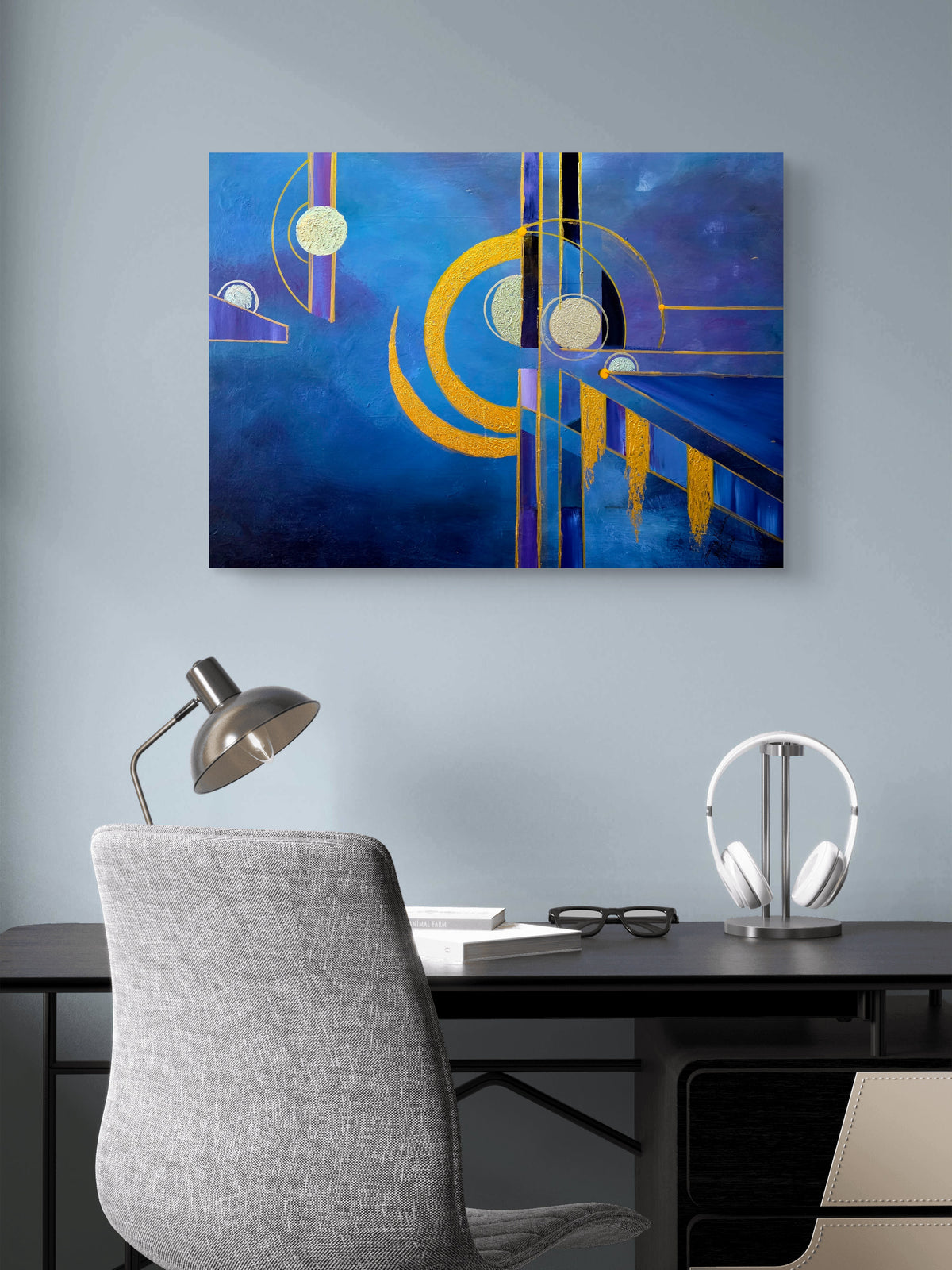My Own Pace contemporary abstract by Jasmina Mendoza
