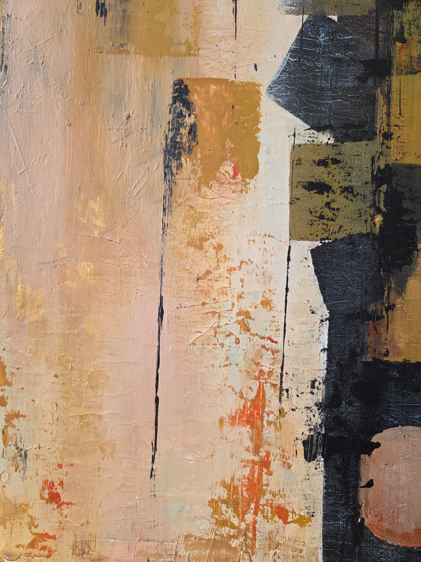 Citrus Harmony - Original Abstract Lemon Painting