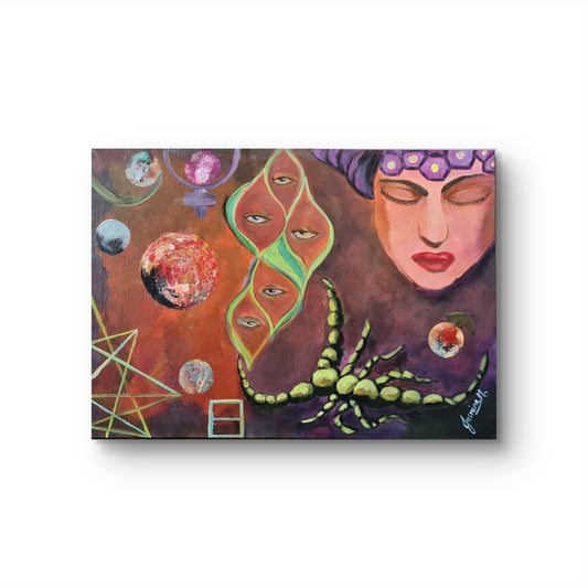 Scorpio's Inner Vision Original Painting - 0