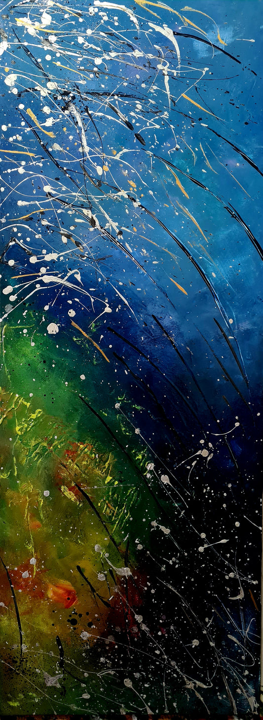 Harmony – Original Abstract Expressionist Painting by Jasmina Mendoza