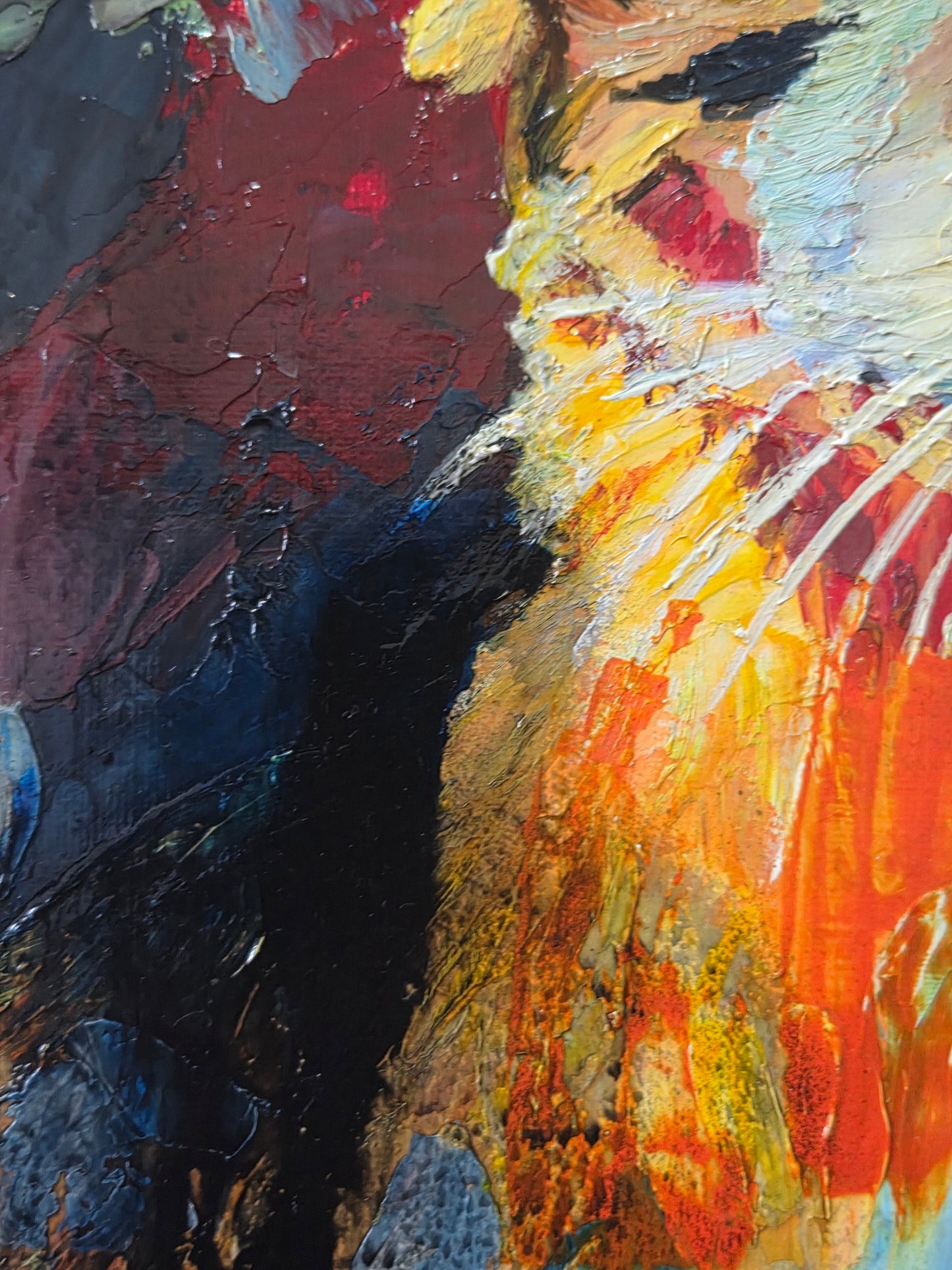 Hidden Gaze Original Painting | Art is my Universe