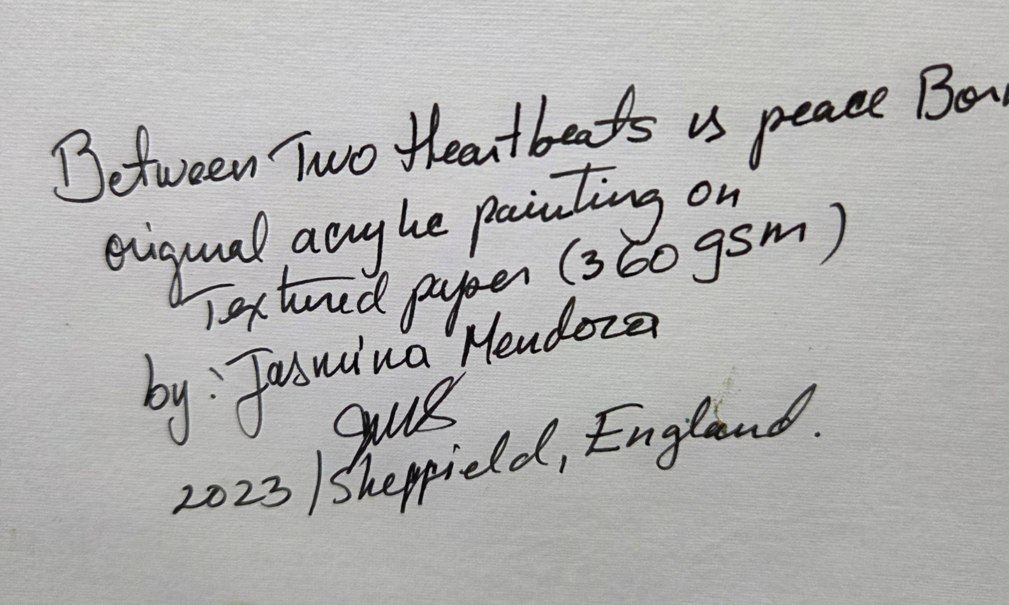 Between Two Heartbeats – Original Painting by Jasmina Mendoza - 9