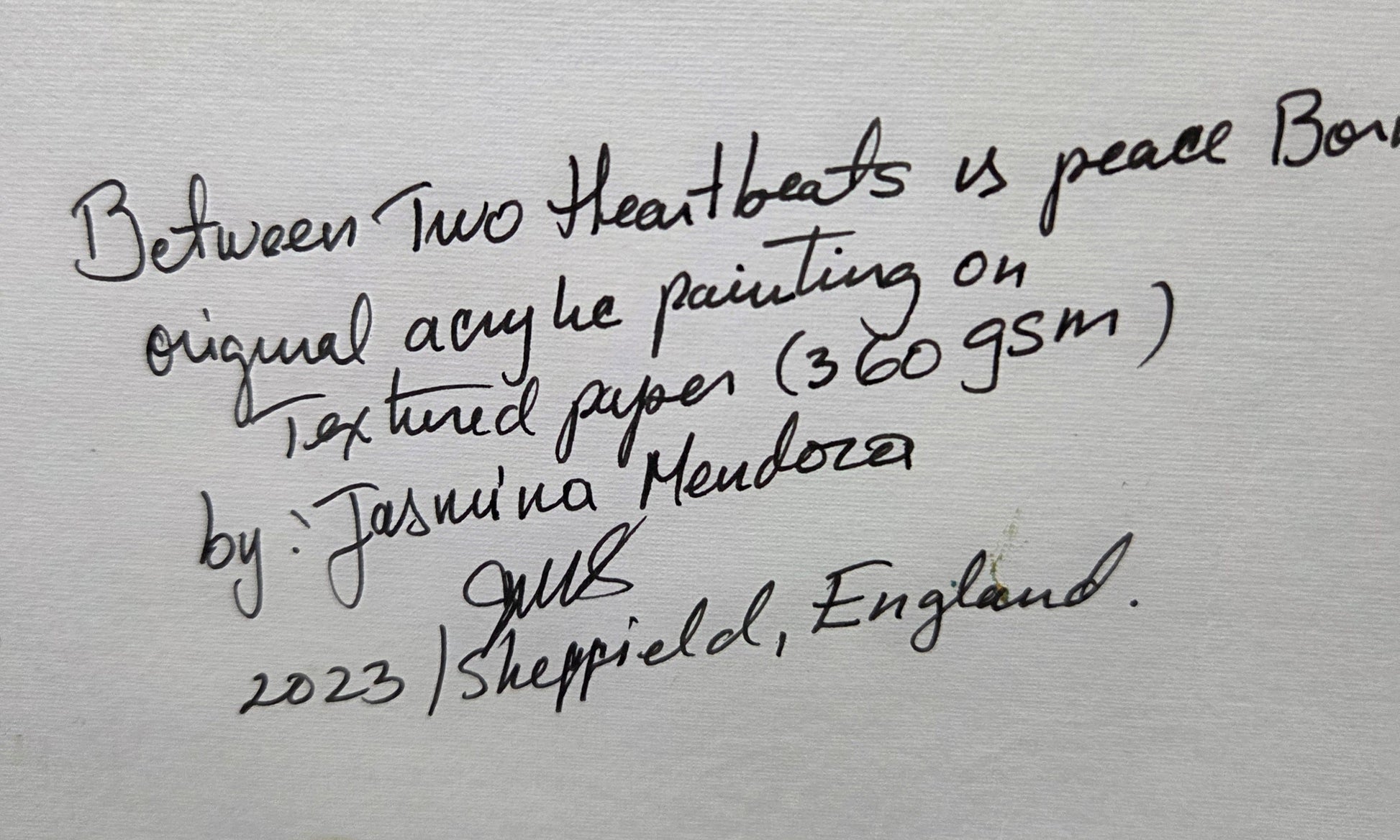 Between Two Heartbeats – Original Painting by Jasmina Mendoza - 9