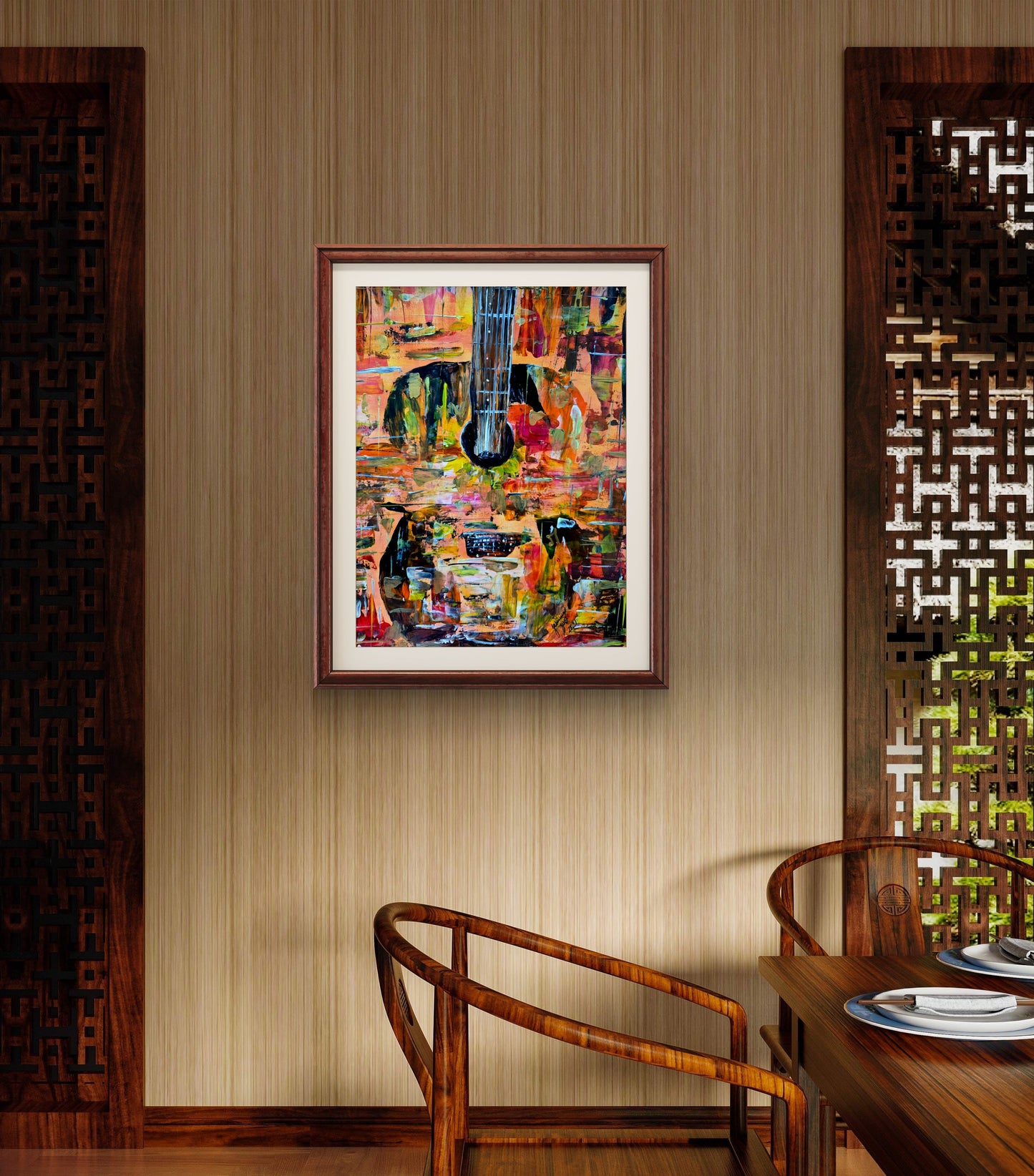 Raw Expression – Original Acrylic Painting by Jasmina Mendoza - 3