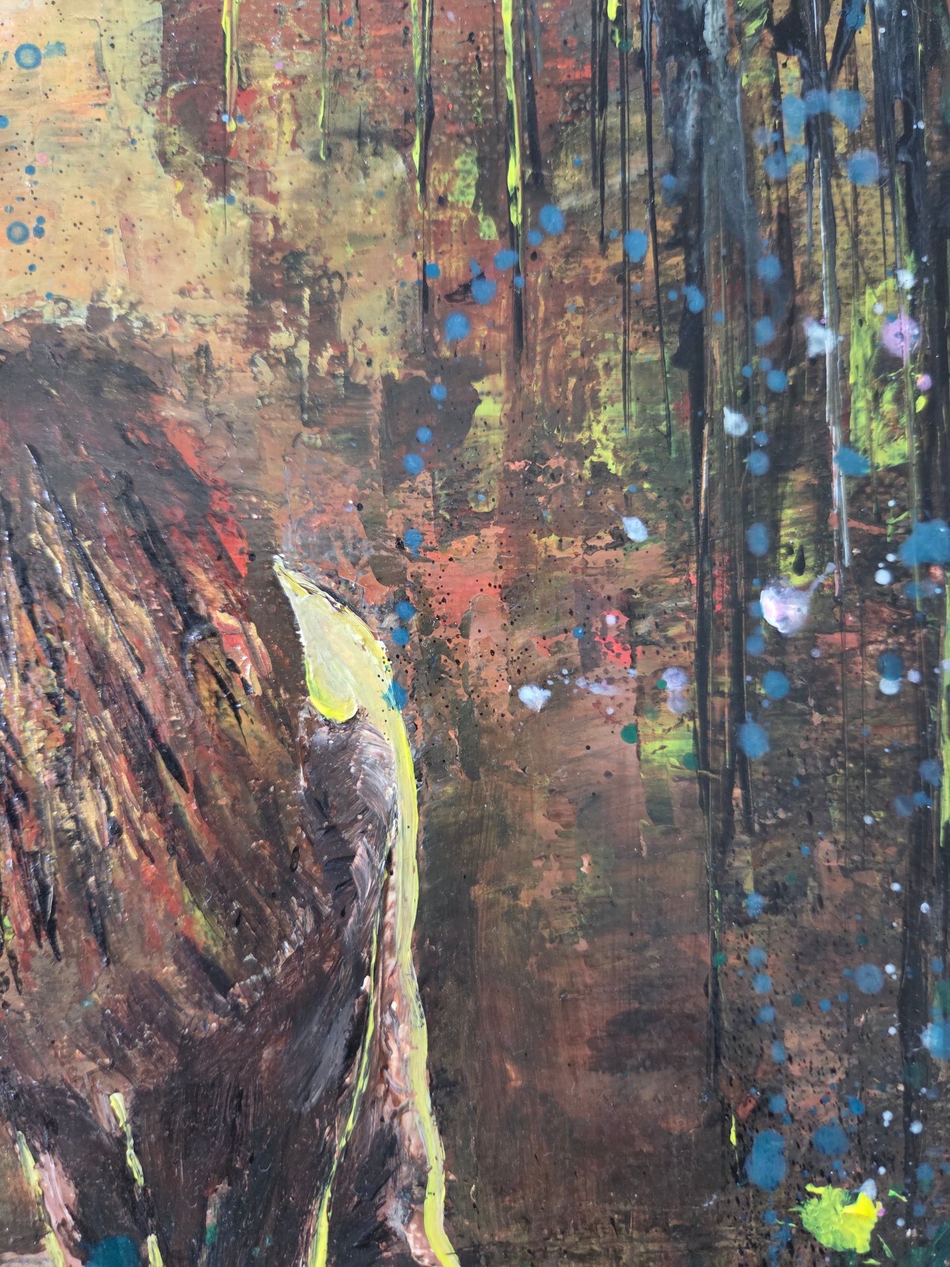 Metamorphosis original acrylic painting by Jasmina Mendoza - 3