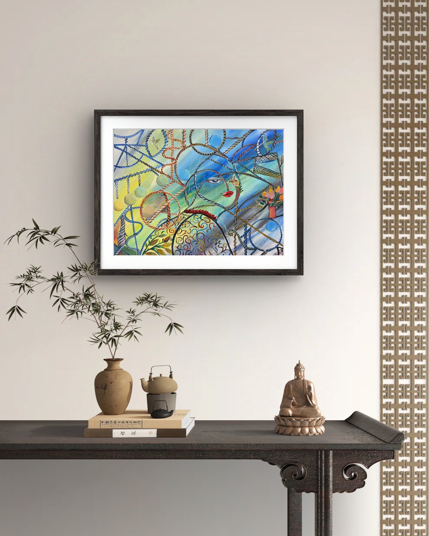 Life’s Pendulum – Original Acrylic Painting by Jasmina Mendoza - 4