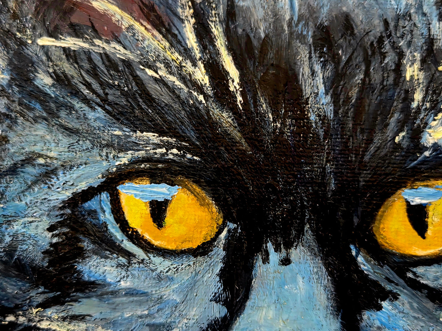 Wild Presence original acrylic painting by Jasmina Mendoza - 4
