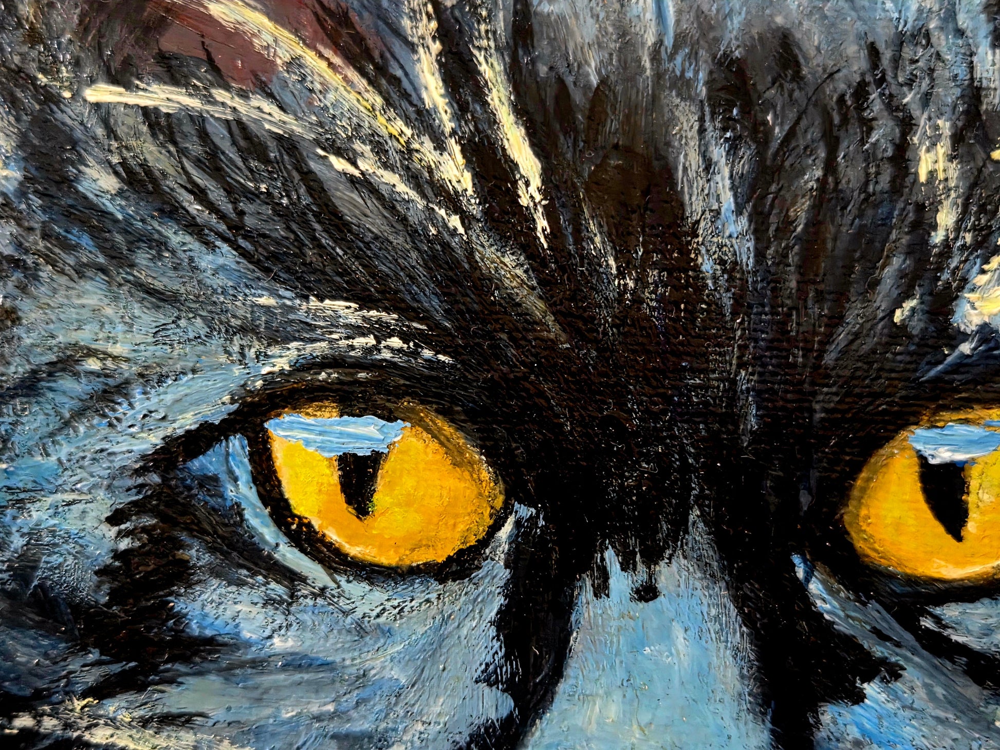 Wild Presence original acrylic painting by Jasmina Mendoza - 4