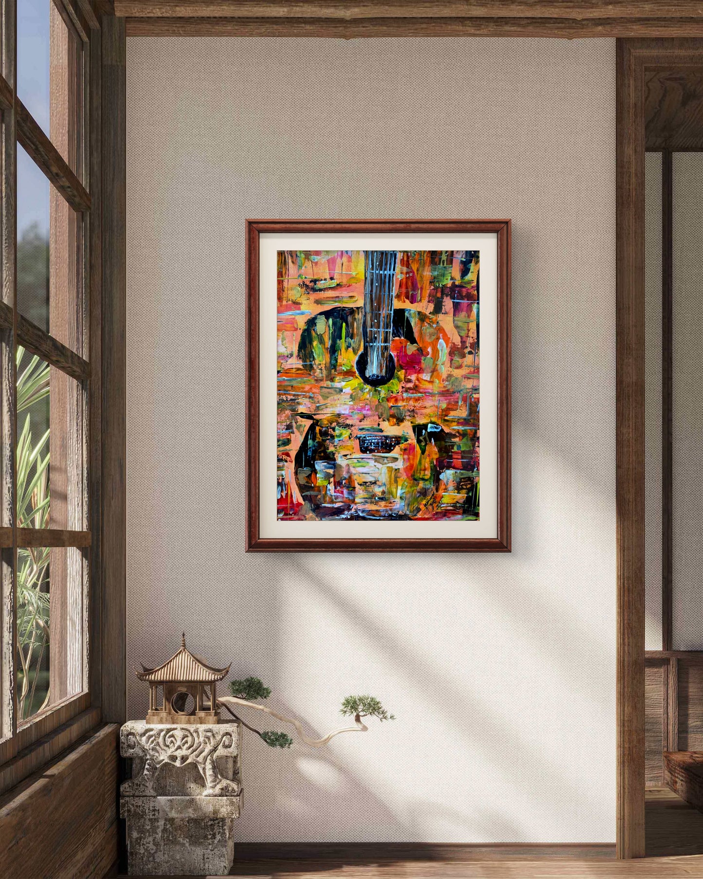 Raw Expression – Original Acrylic Painting by Jasmina Mendoza - 2