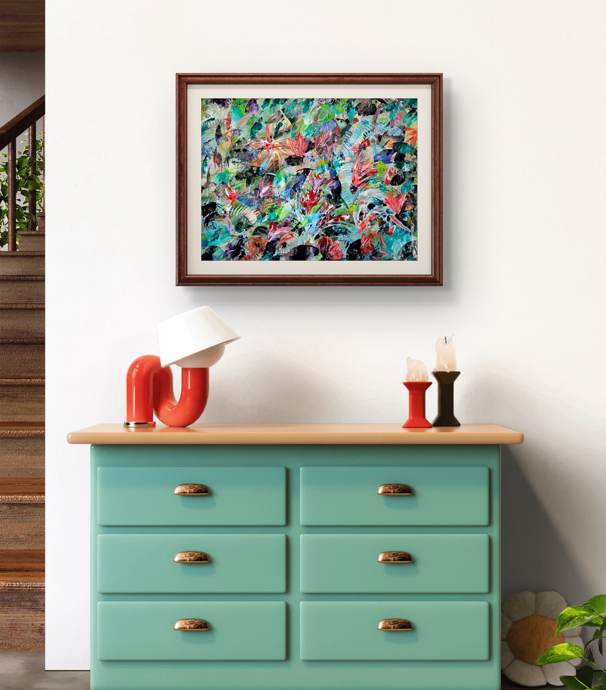 Deep Into Nature – Original Acrylic Painting by Jasmina Mendoza - 1