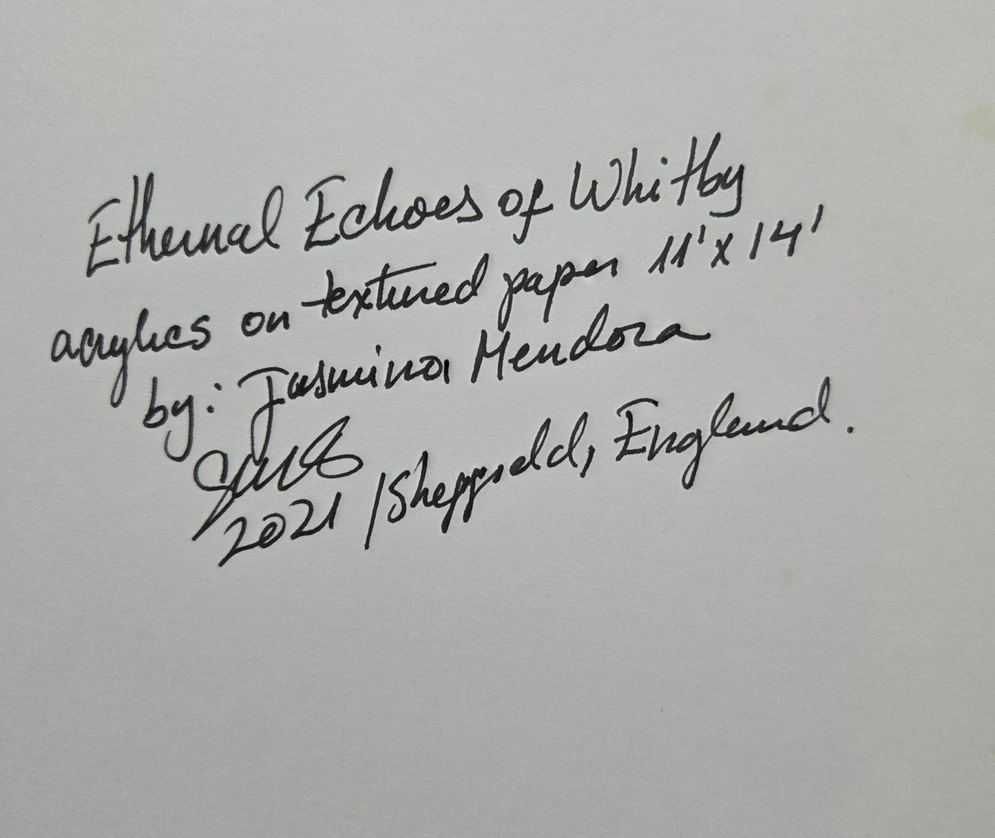 Ethernal Echoes of Whitby Abbey Original Art | Art is my Universe