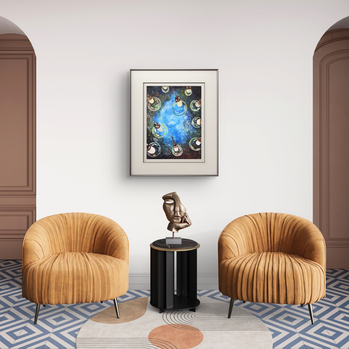 Let the Universe Take Care of Details – Original Acrylic Painting by Jasmina Mendoza