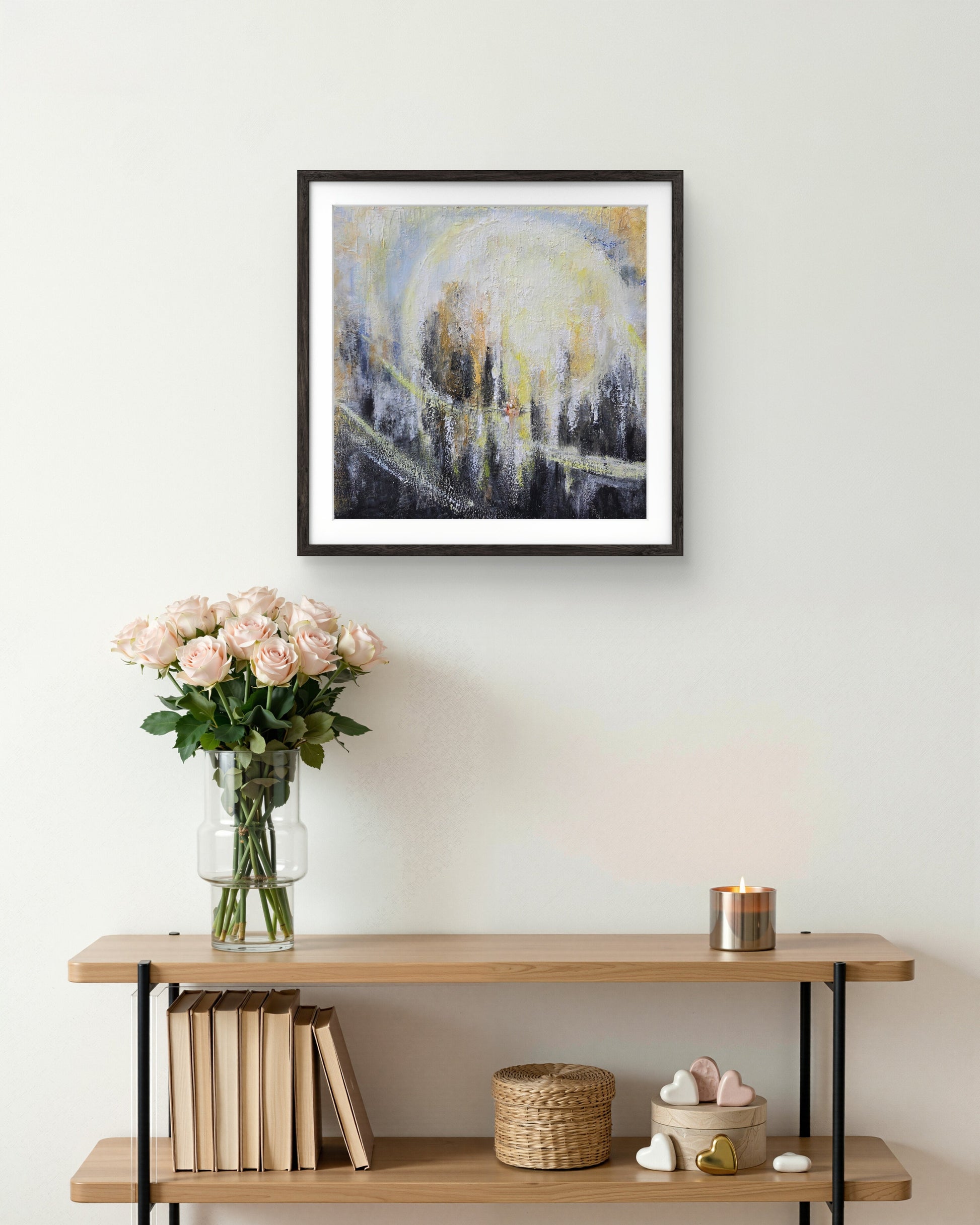 Quiet Light – Original Acrylic Painting by Jasmina Mendoza - 5