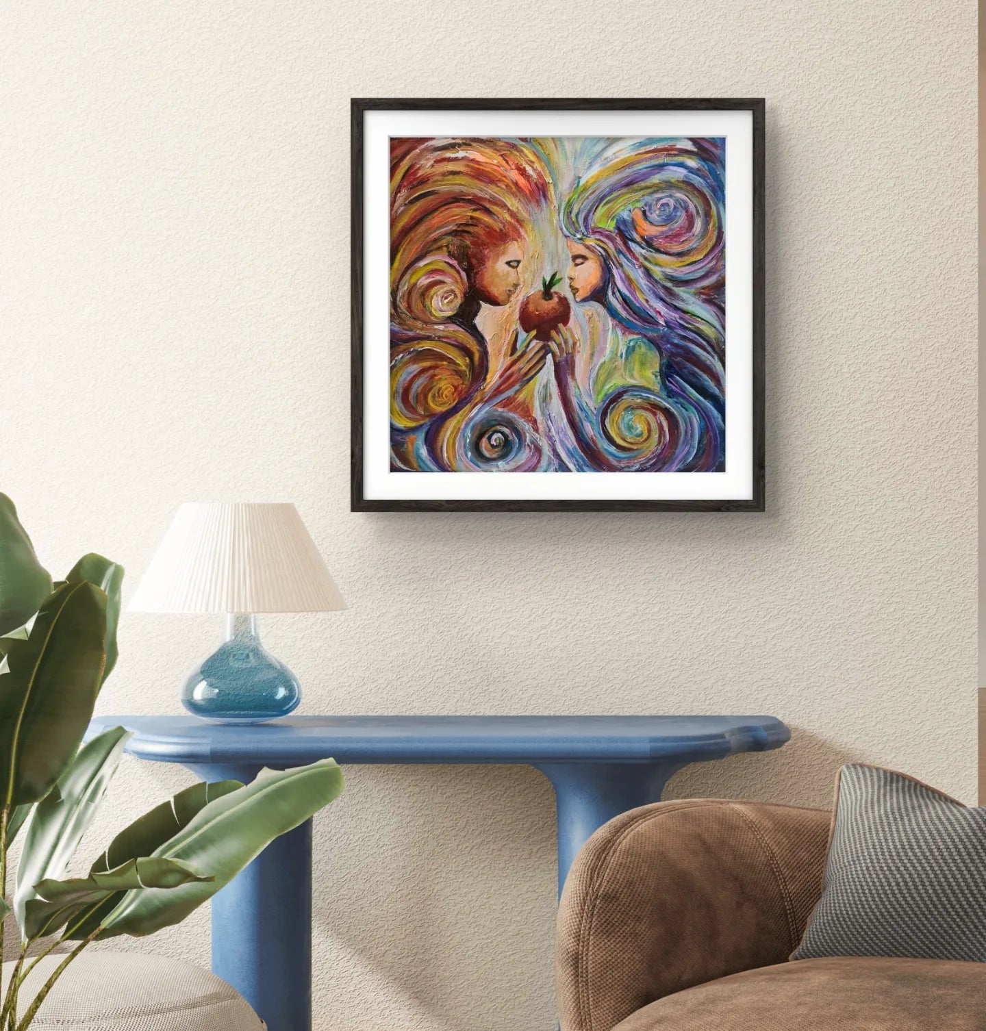 Forbidden Original Abstract Impasto Painting - 2