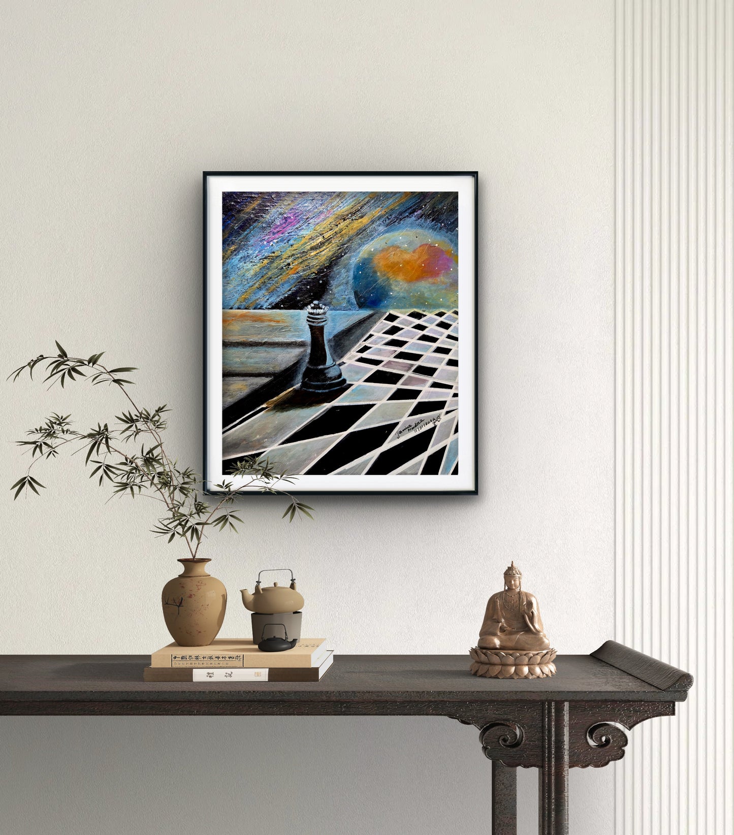 Escape from Reality Original Acrylic Painting by Jasmina Mendoza - 8