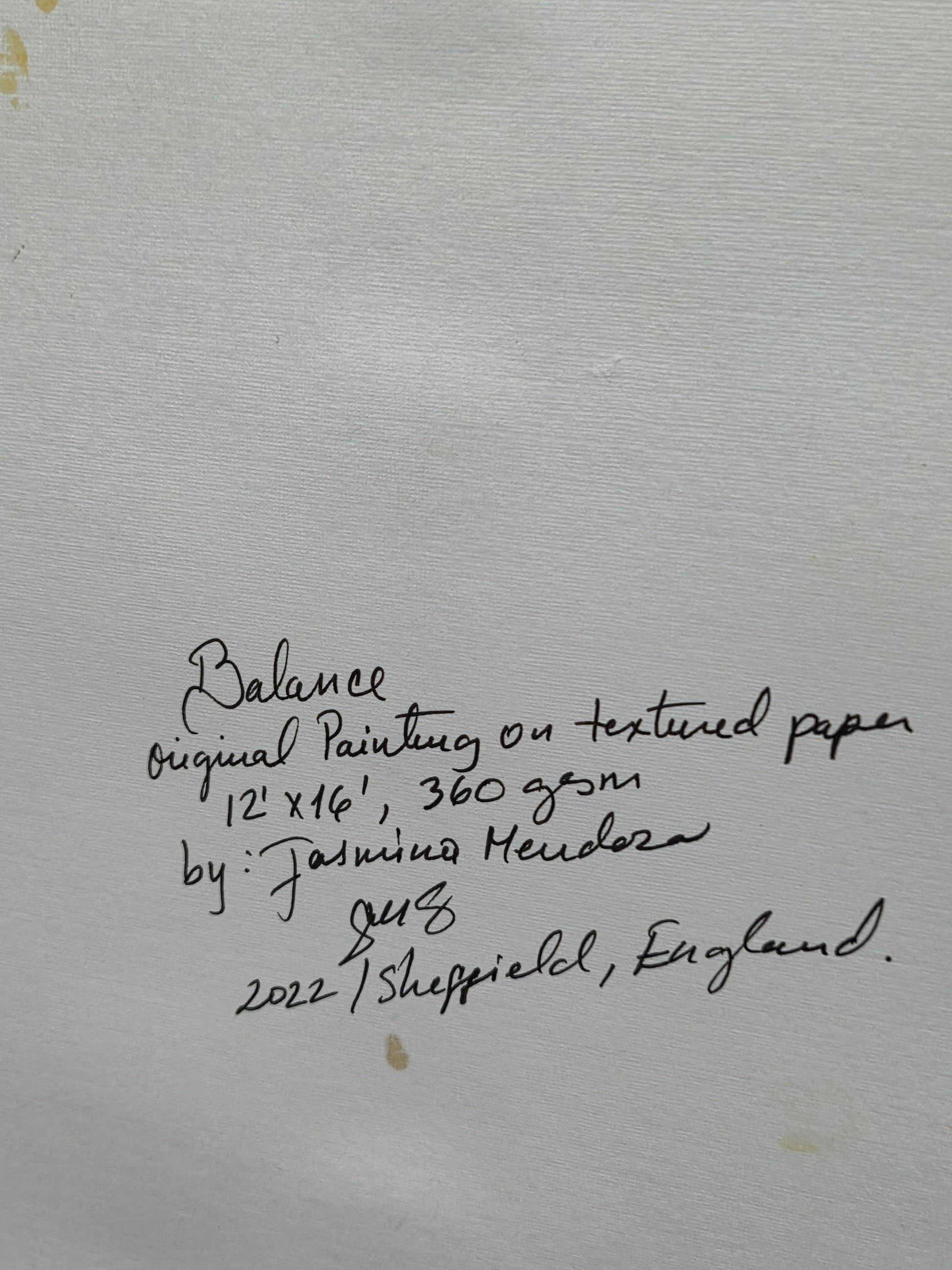 Balance an abstract expressionist painting | Art is my Universe