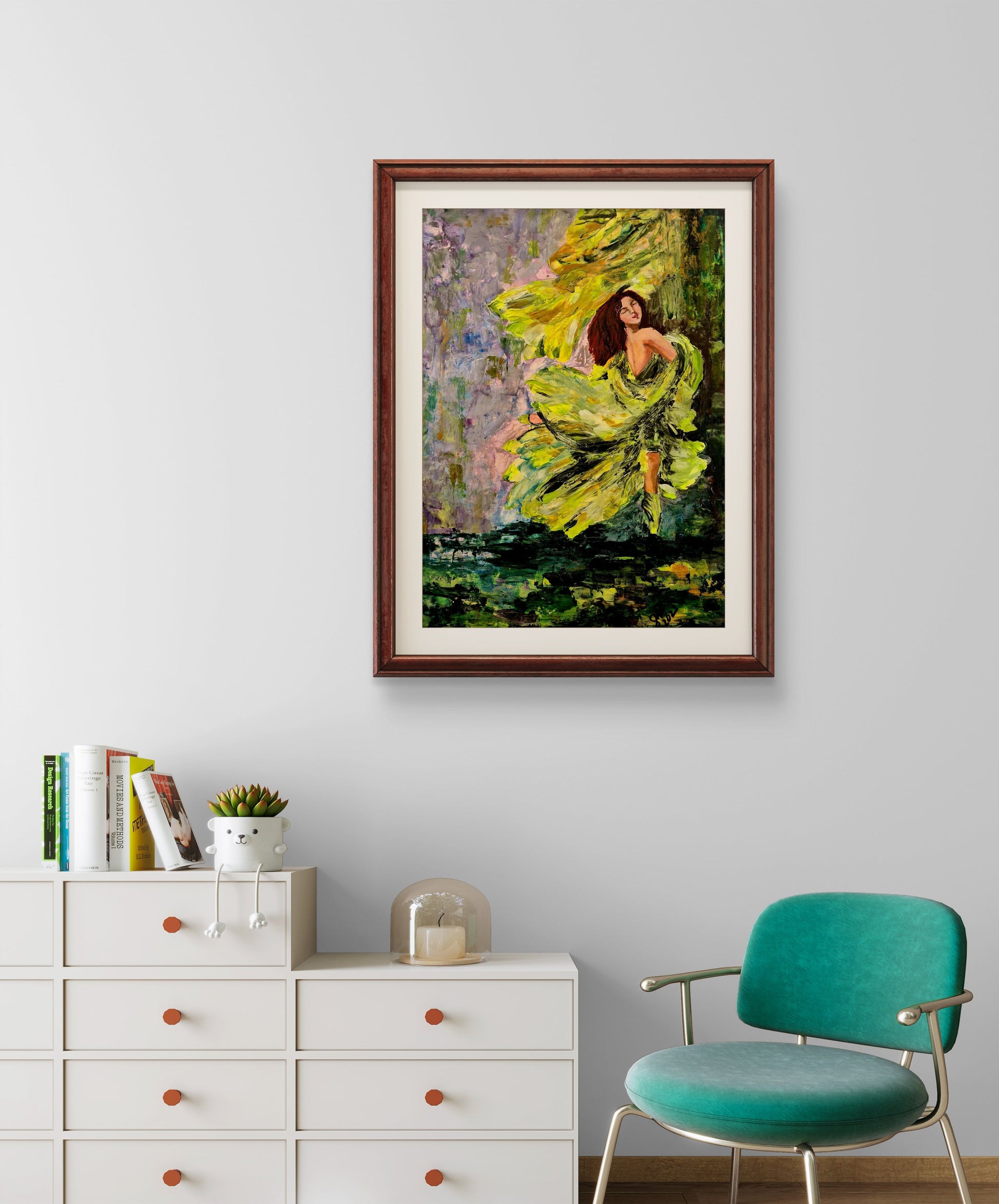 Rebel in Bloom - Original Painting | Art is my Universe