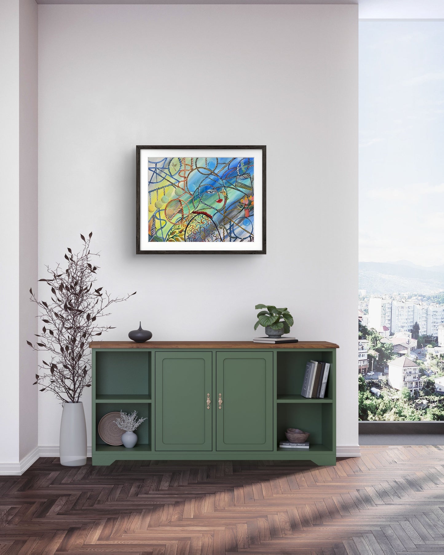 Life’s Pendulum – Original Acrylic Painting by Jasmina Mendoza - 6