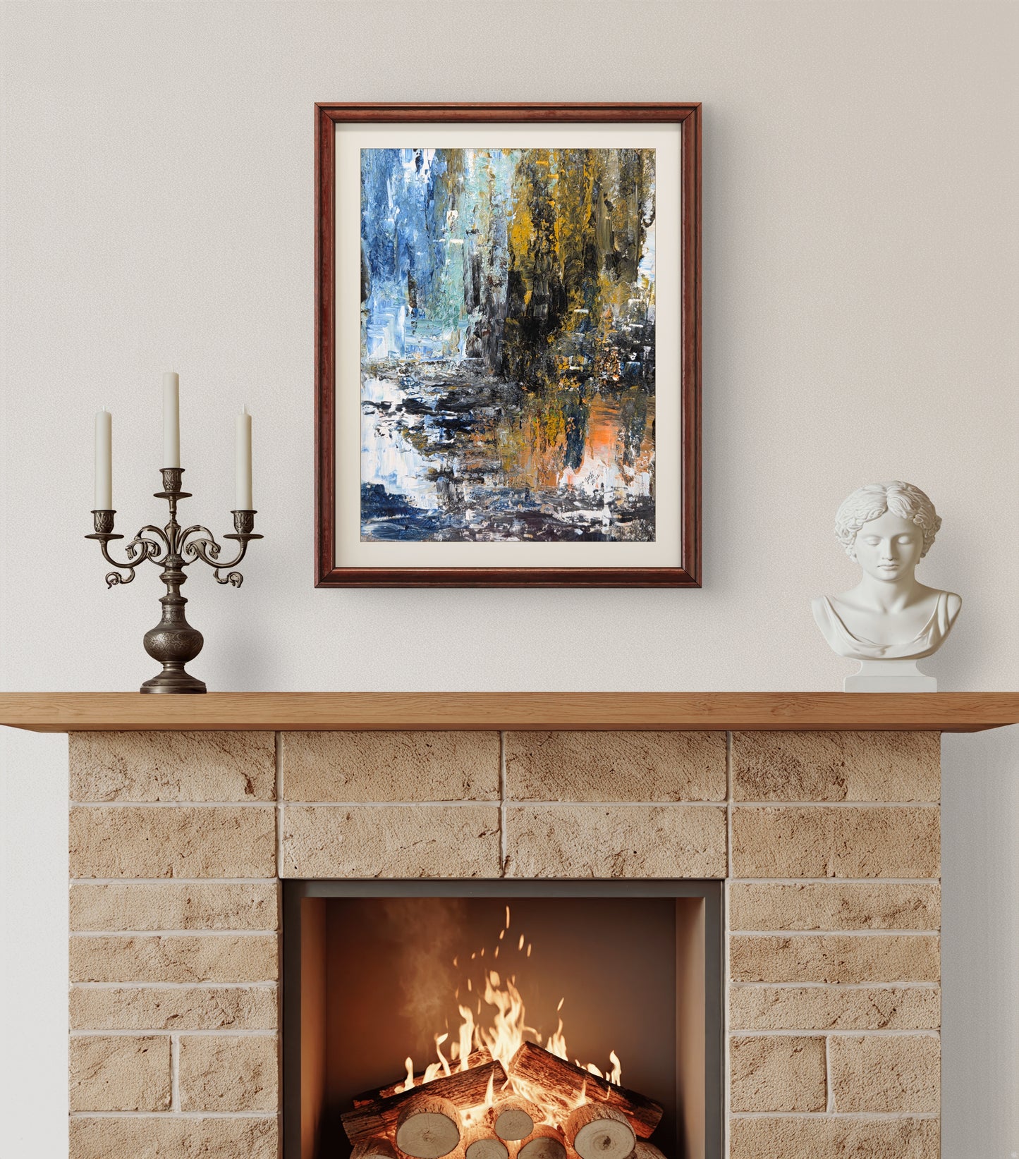 Reflections – Original Acrylic Painting by Jasmina Mendoza