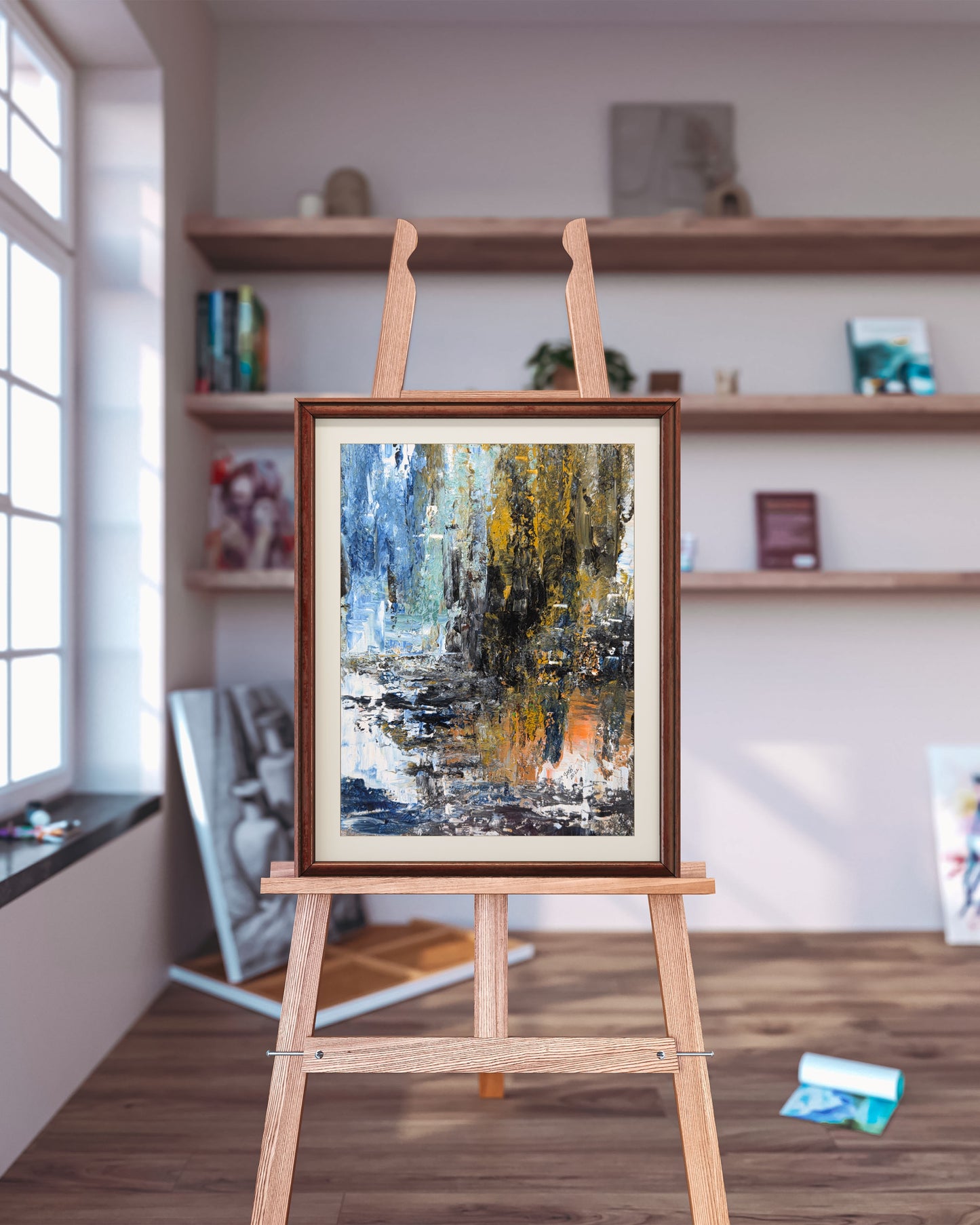 Reflections – Original Acrylic Painting by Jasmina Mendoza