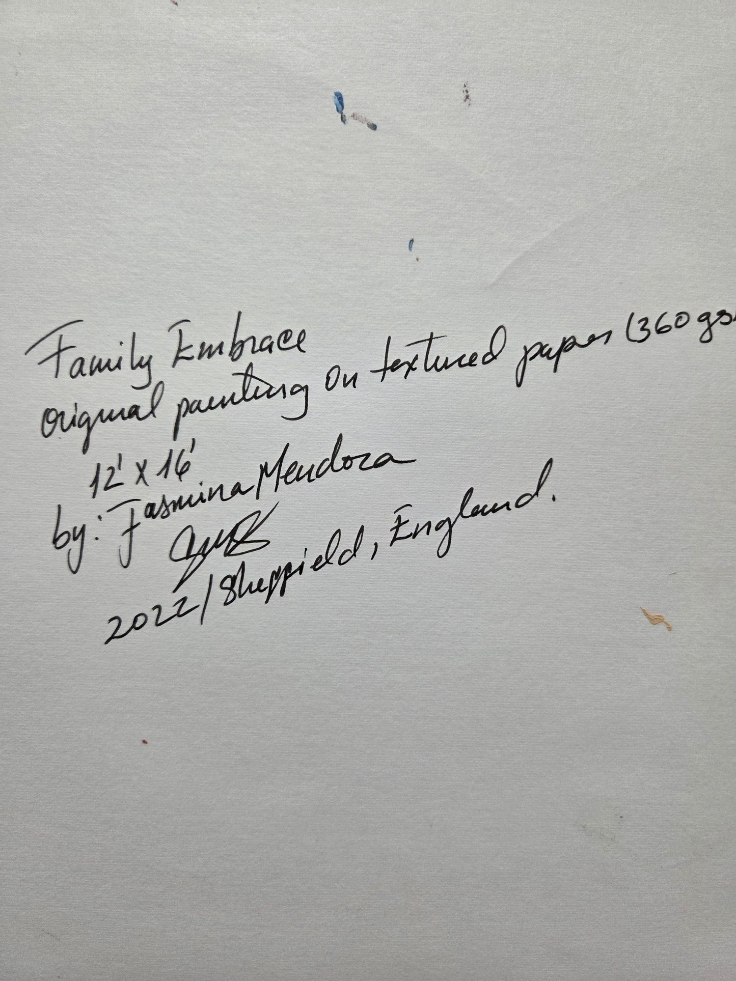 Family Embrace – Original Acrylic Painting by Jasmina Mendoza - 18