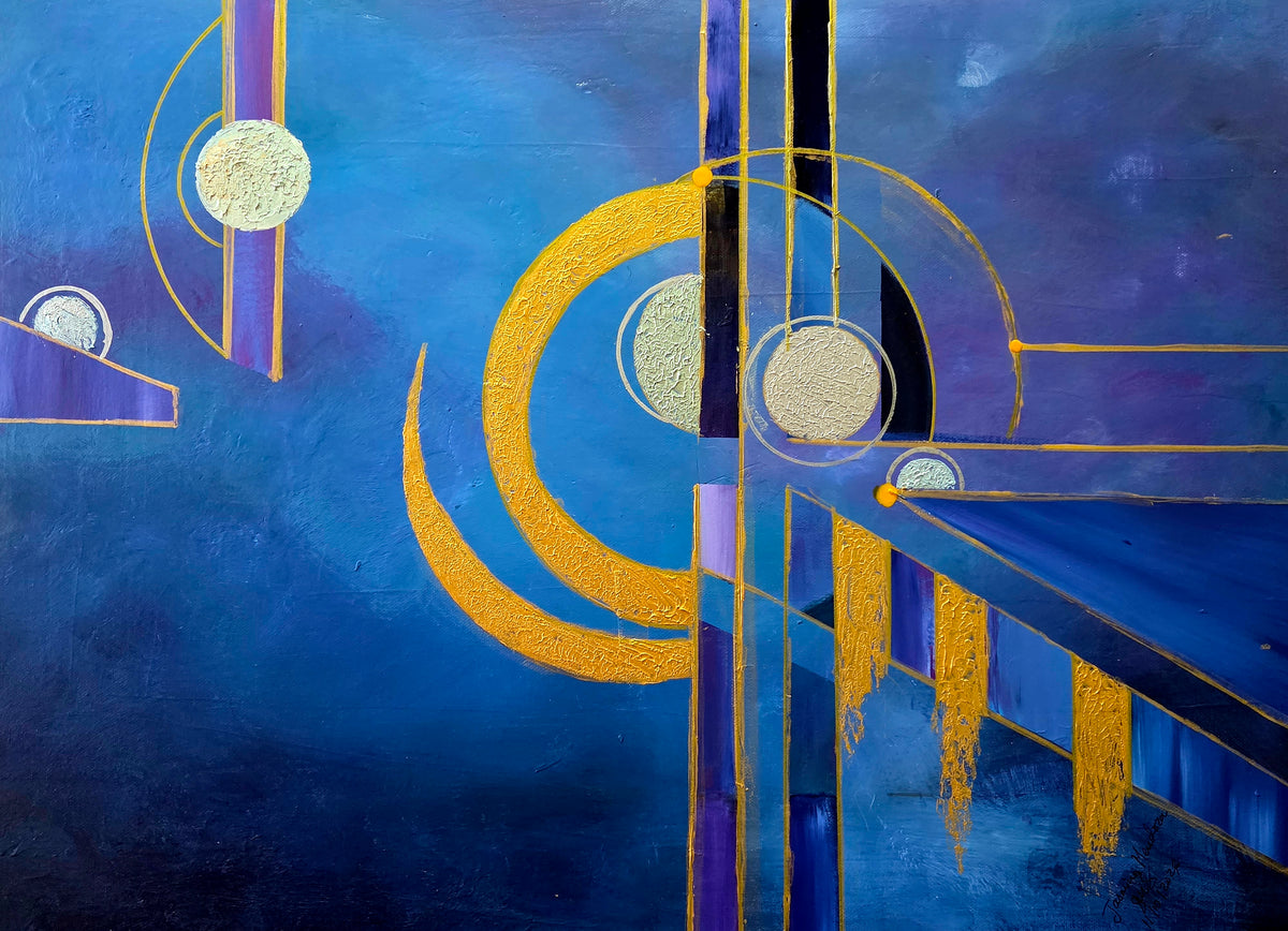 My Own Pace contemporary abstract by Jasmina Mendoza