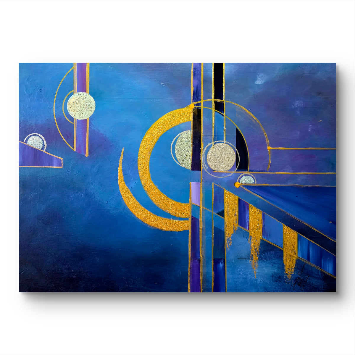 My Own Pace contemporary abstract by Jasmina Mendoza