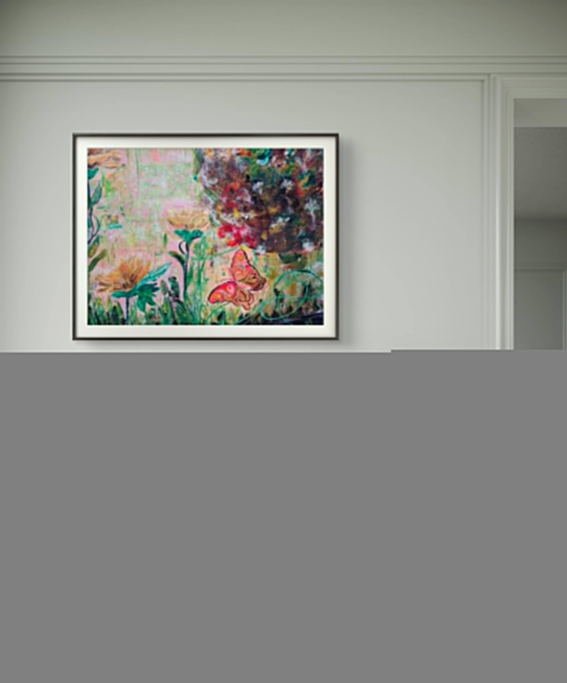 Spring Mood – Original Acrylic Painting by Jasmina Mendoza - 3