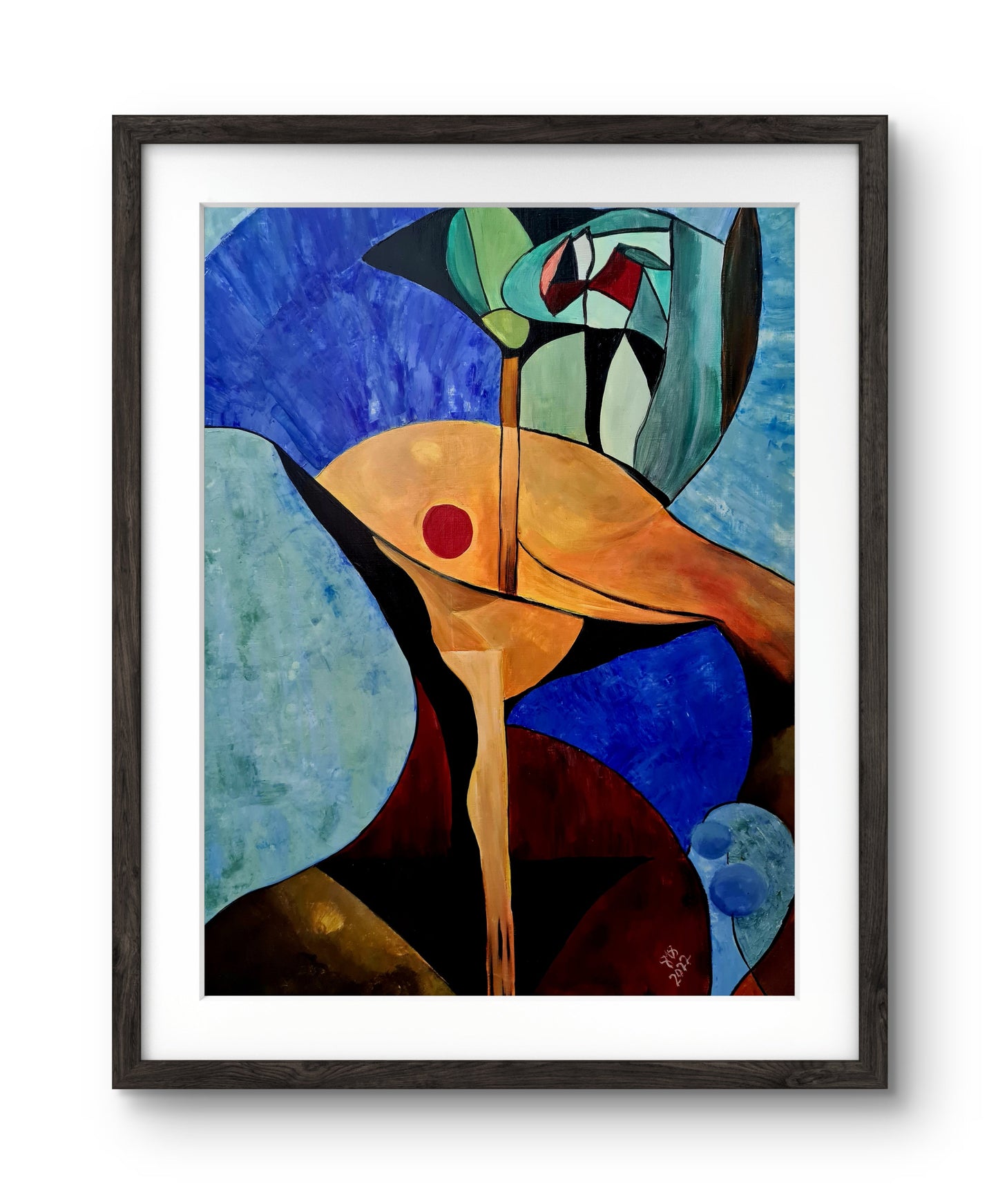 Going to Work – Original Acrylic Painting by Jasmina Mendoza - 1