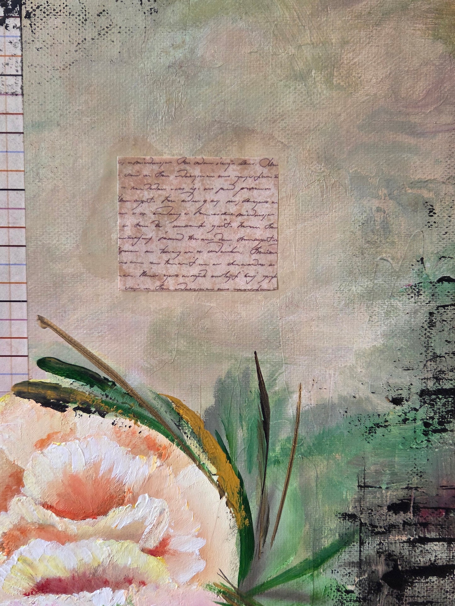The Letters We Keep - Original Mixed Media Painting