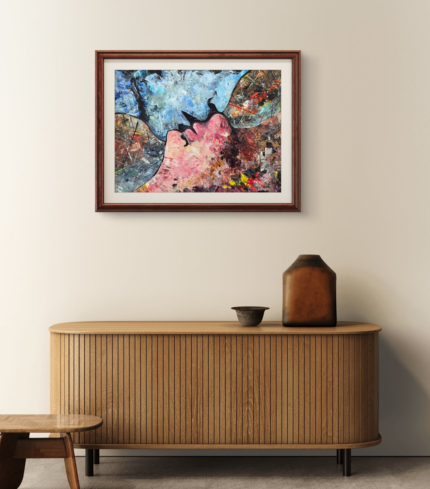 Abstract Love – Original Acrylic Painting by Jasmina Mendoza - 11