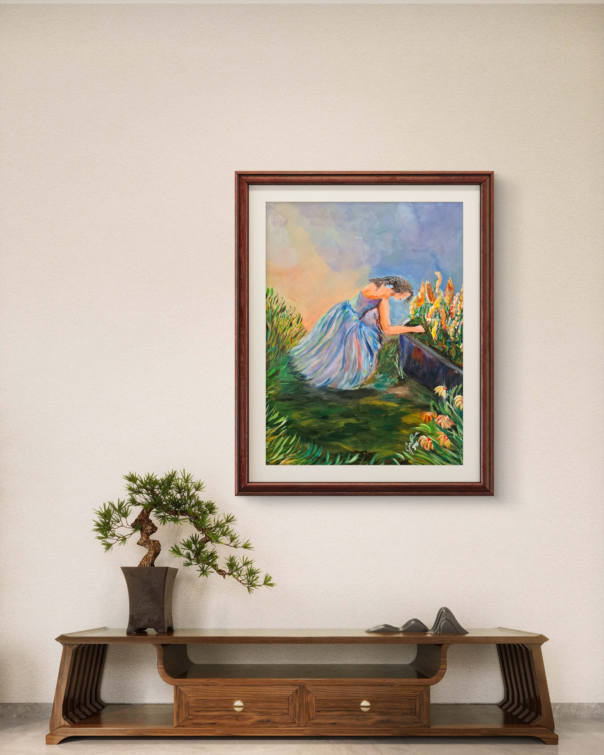 In The Garden- Original Painting. | Art is my Universe