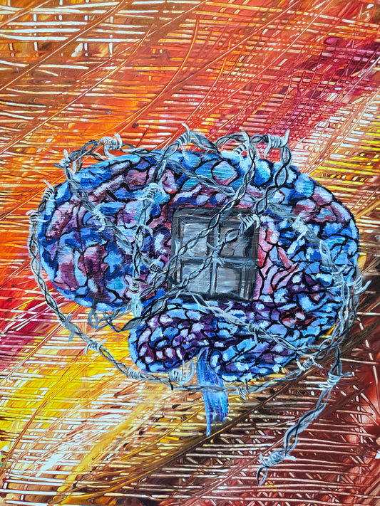 Fenced Minds Original abstract by Jasmina Mendoza