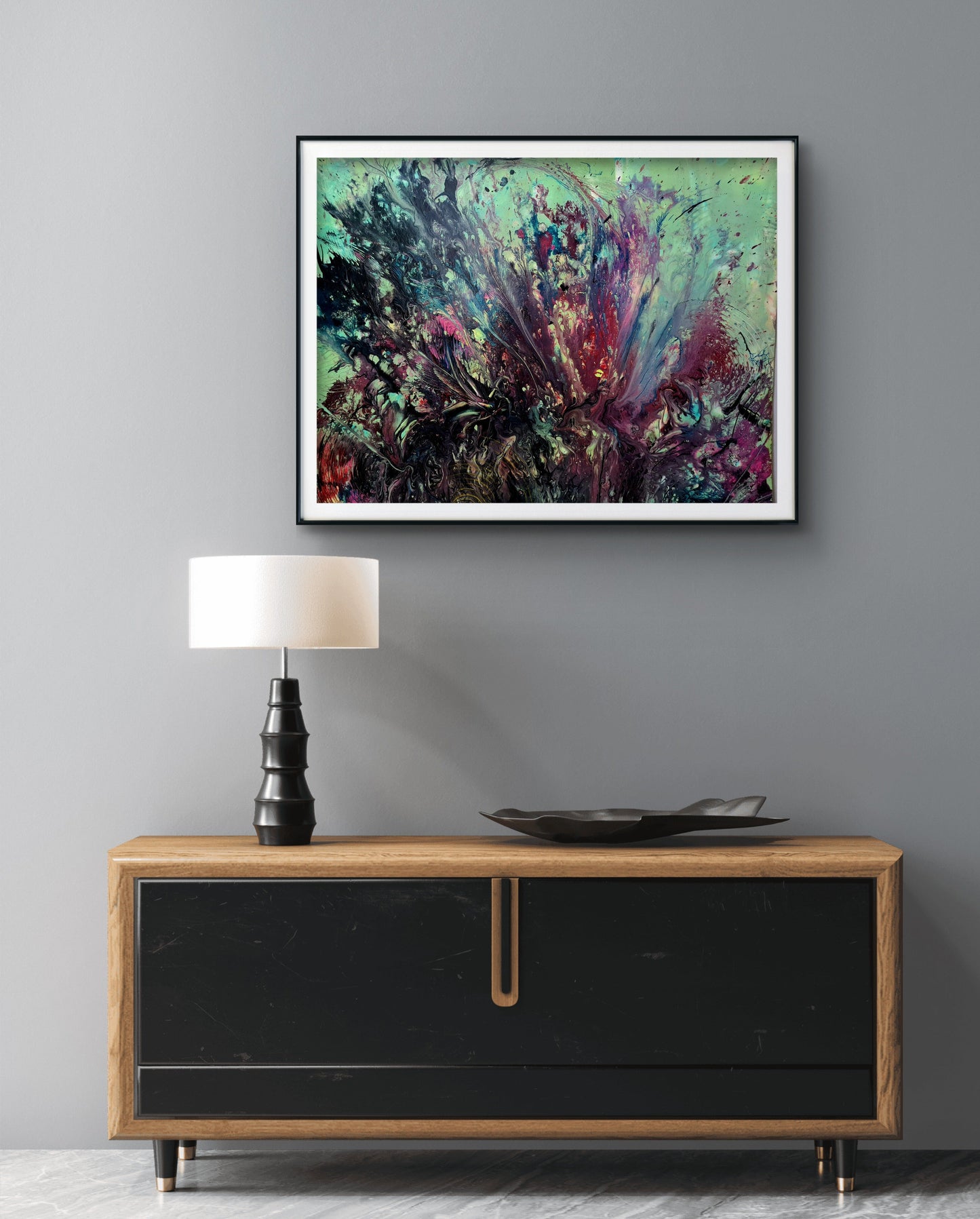 Floral Nebula – Original Painting by Jasmina Mendoza - 4
