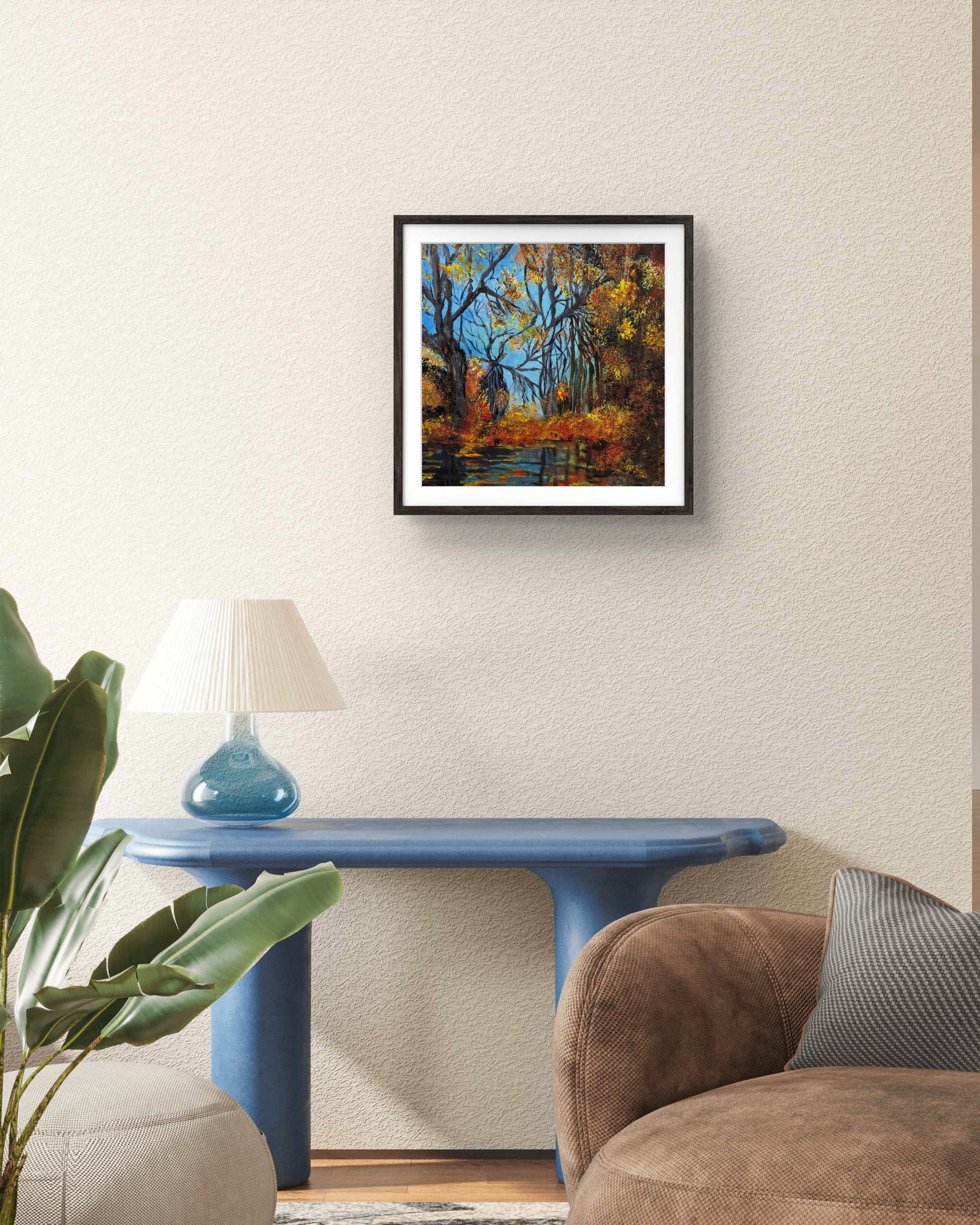 Autumn Reverie original acrylic painting by Jasmina Mendoza - 11