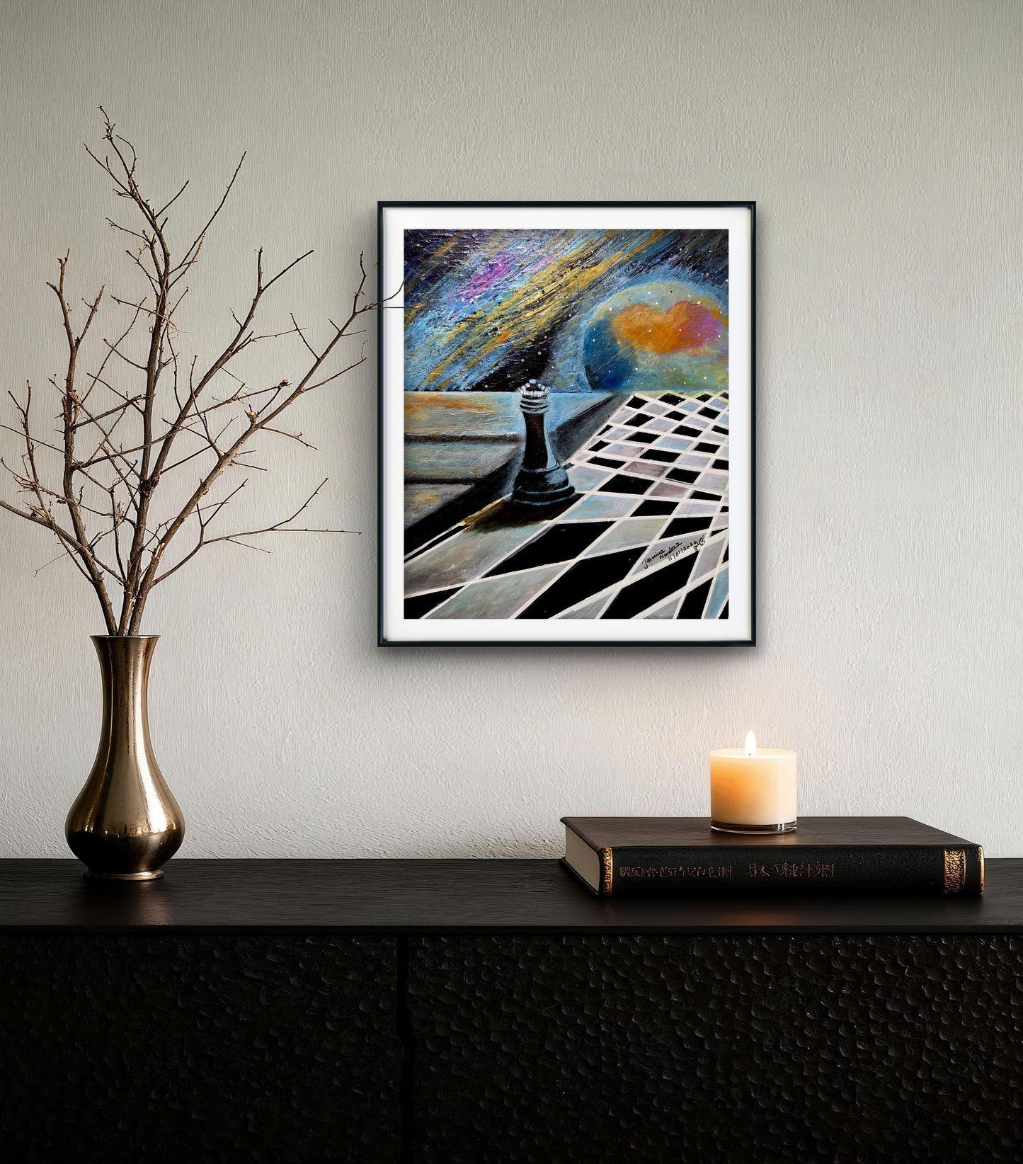 Escape from Reality Original Acrylic Painting by Jasmina Mendoza - 13