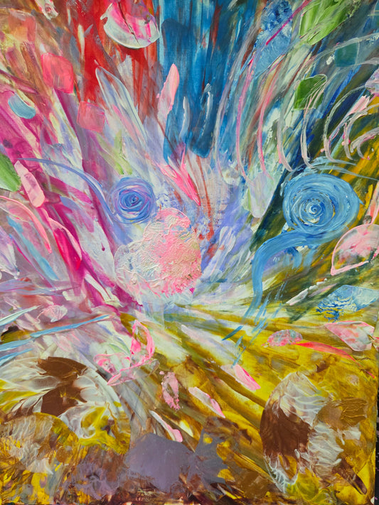 The Soul’s Nature – Original Acrylic Painting by Jasmina Mendoza - 0
