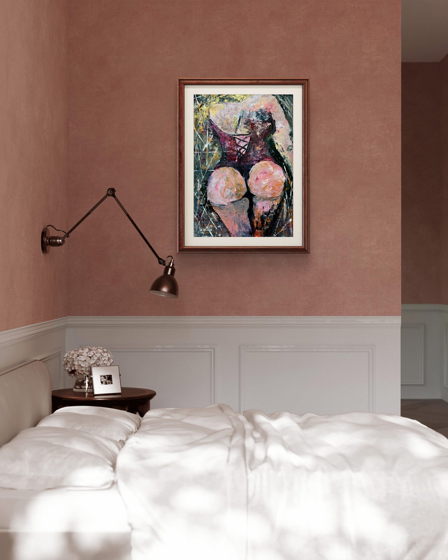 Bold Curves – Original Acrylic Painting by Jasmina Mendoza - 6