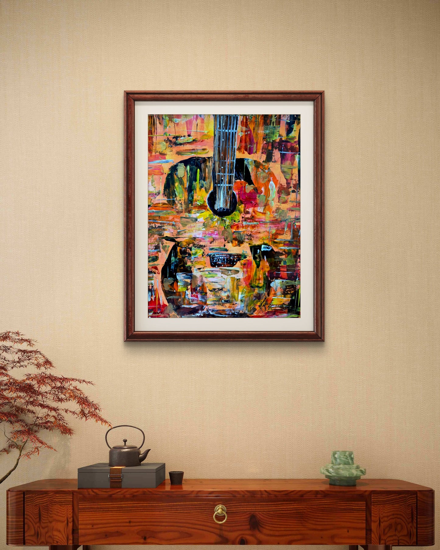 Raw Expression – Original Acrylic Painting by Jasmina Mendoza - 1