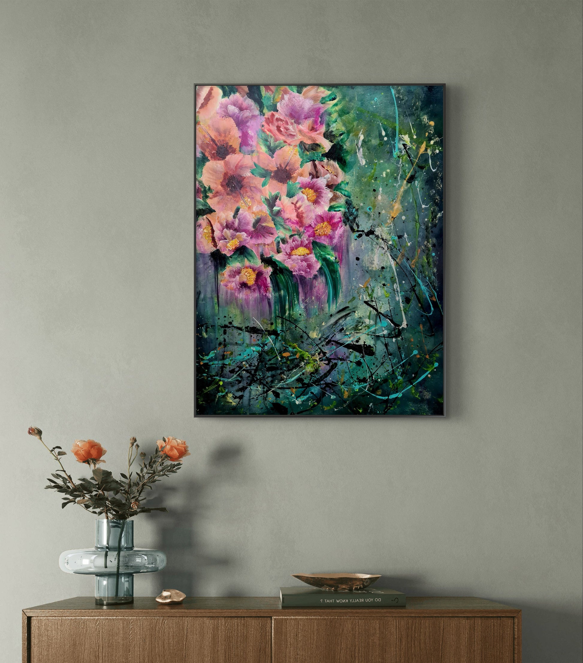 Fragrance – Original Acrylic Painting by Jasmina Mendoza - 2