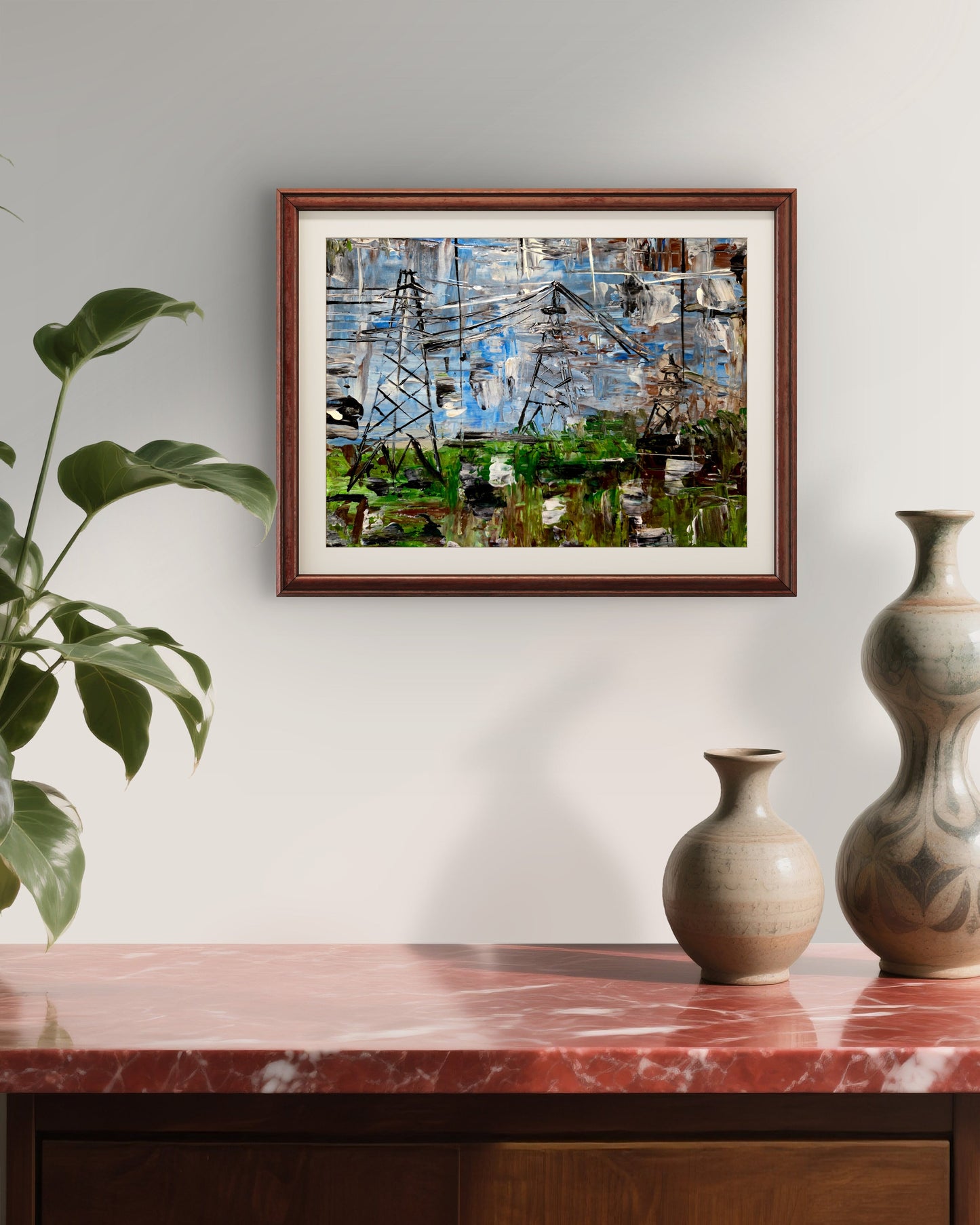 Foggy Days – Original Acrylic Painting by Jasmina Mendoza - 7