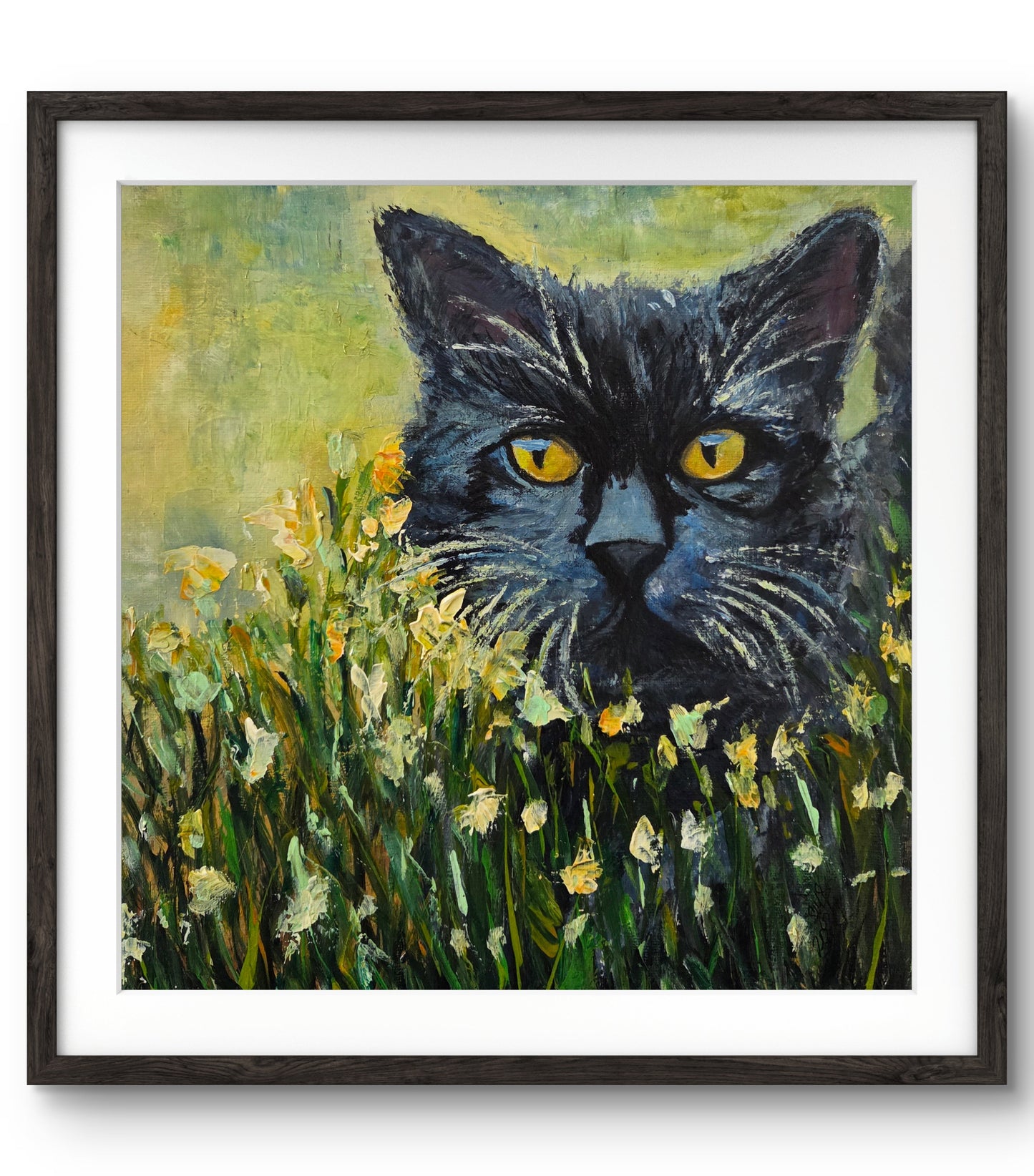 Wild Presence original acrylic painting by Jasmina Mendoza - 7