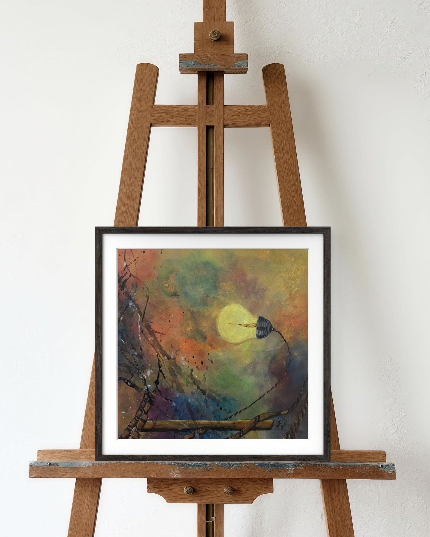 Think Without Limits original acrylic painting by Jasmina Mendoza - 8